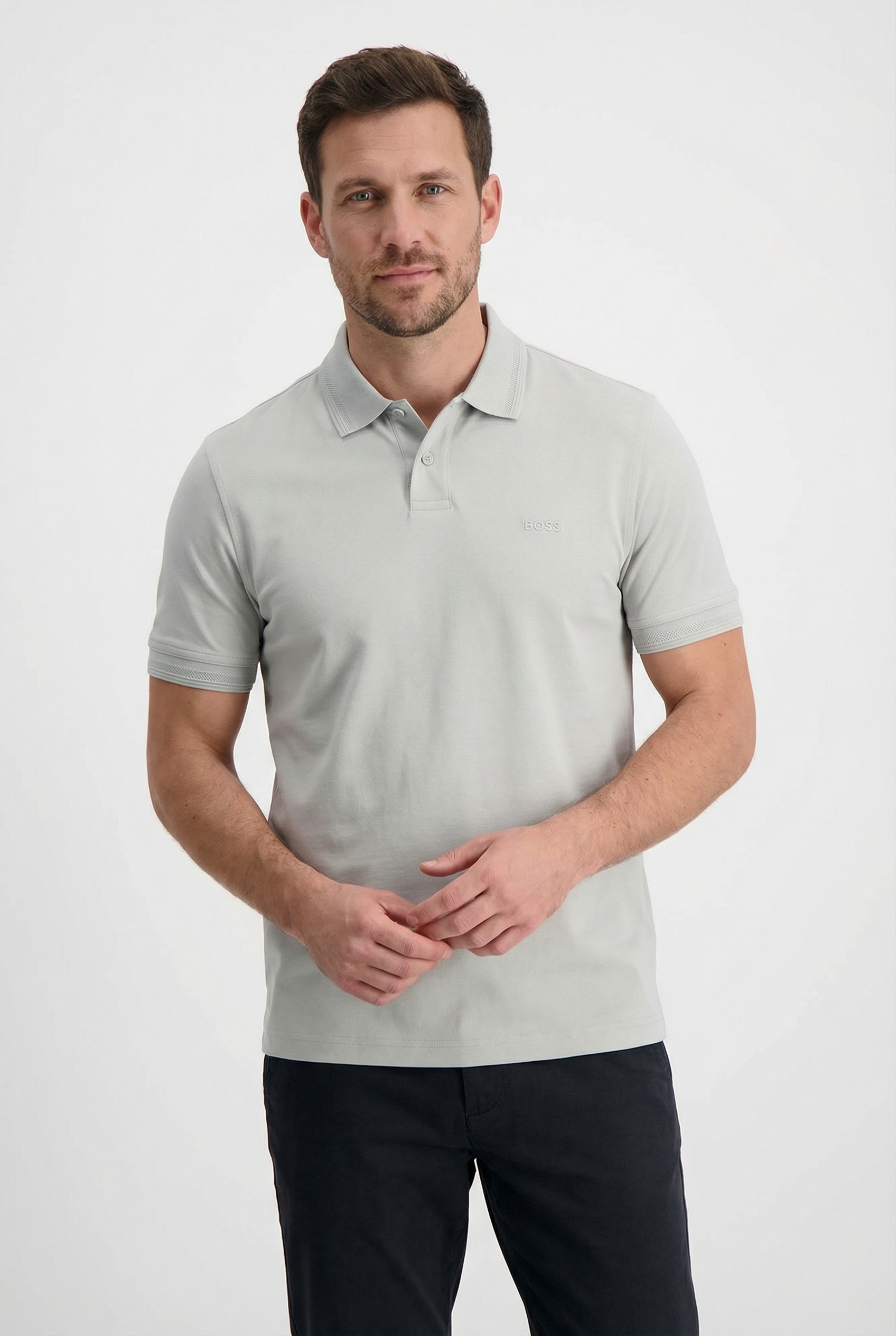 BOSS ORANGE Poloshirt "Pe Interlock" aus Baumwoll-Piqué mit Logo-Print Regu günstig online kaufen