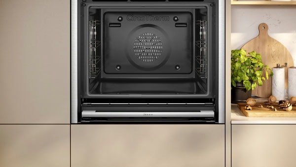 NEFF Einbaubackofen N 90 »B64CT73N0«, mit Teleskopauszug nachrüstbar, Hydrolyse, AirFry-Funktion