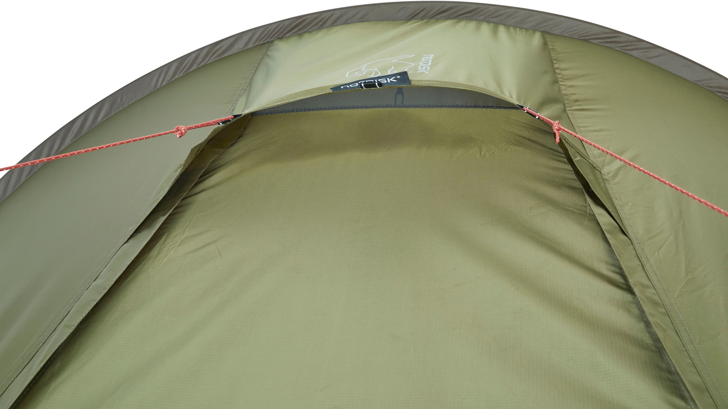 Nordisk Tunnelzelt »Halland 2 PU Tent Dark Olive«, 2 Personen, (Packung, 1 tlg.)