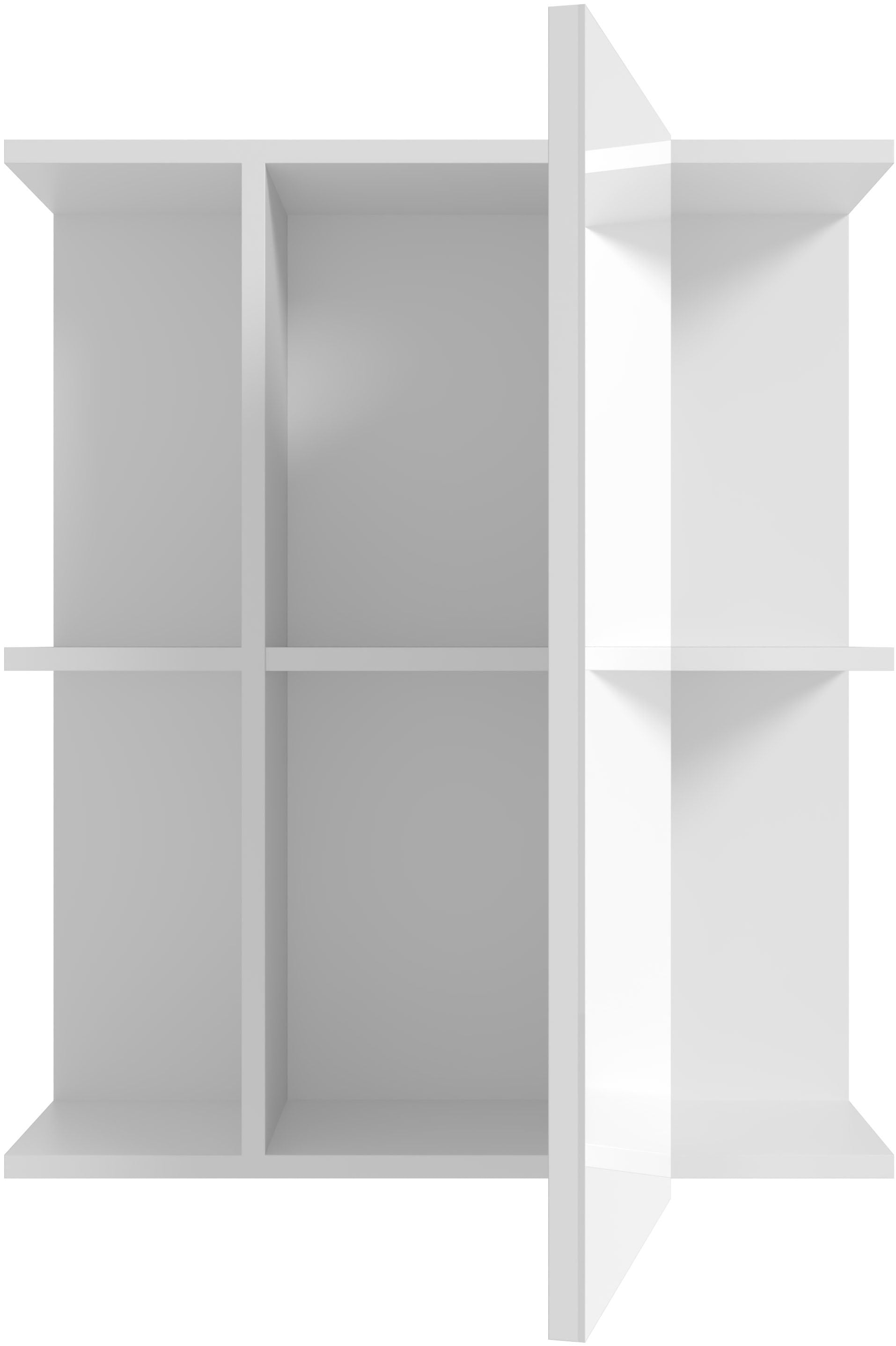 BASIC by Balculina Spiegelschrank »Mandi« 1 Stk. tlg. Breite 60cm, hochglanz Front