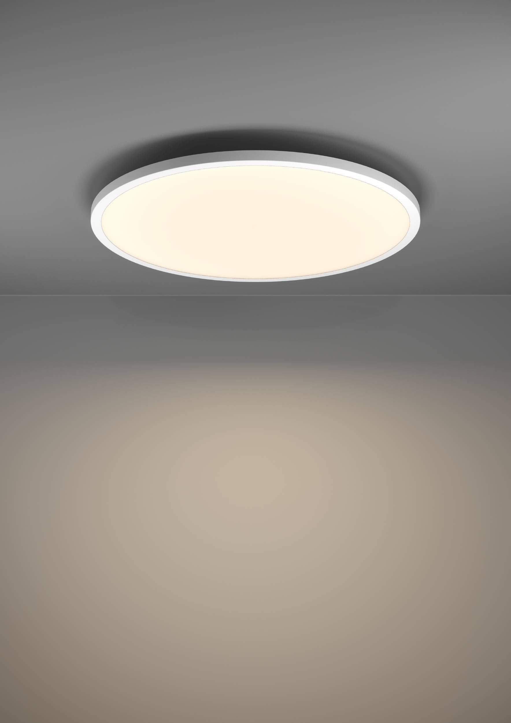 EGLO Deckenleuchte »Sarsina-Z Deckenlampe, ZigBee 3.0, Deckenlampe, Metall, Flurlampe« LED-Modul 1 Stk. Kaltweiß | Neutralweiß | Warmweiß Wand-/Deckenleuchte - H5,2 x Ø60 cm - weiß - 41W inkl.