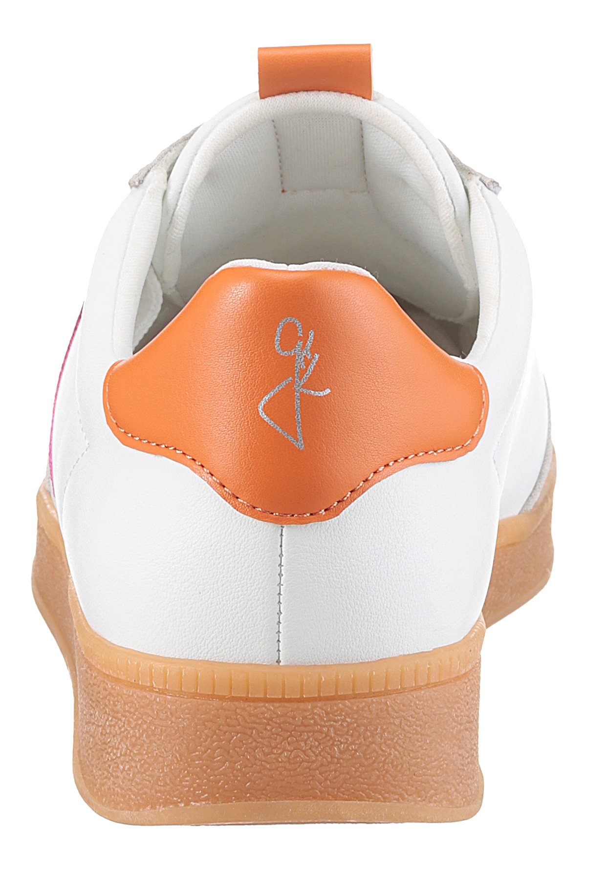 MARCO TOZZI by GMK Plateausneaker, Freizeitschuh, Halbschuh, Schnürschuh mit seitlichem Herz-Detail