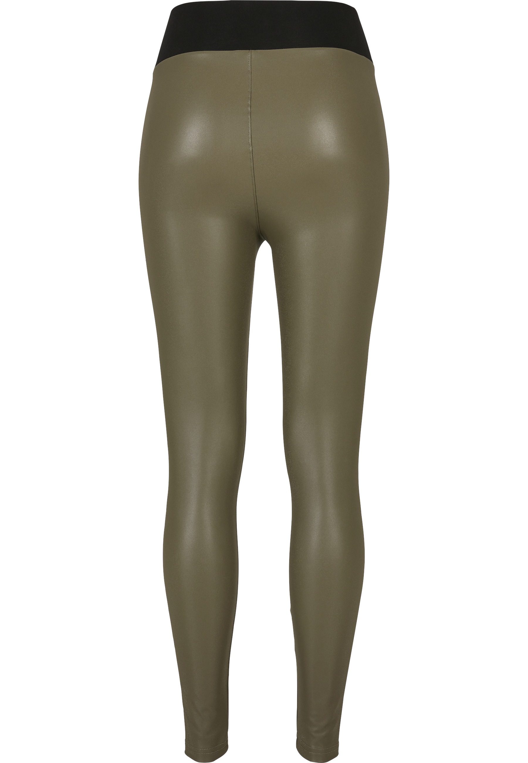 URBAN CLASSICS Leggings "Urban Classics Damen Ladies Faux Leather High Wais günstig online kaufen