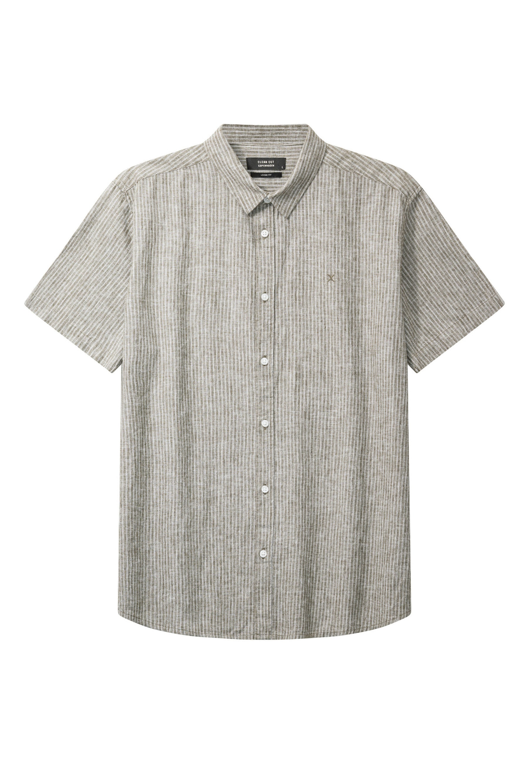 Clean Cut Copenhagen Langarmhemd "Clean Cut Copenhagen Luca Striped S/S Shirt" 1