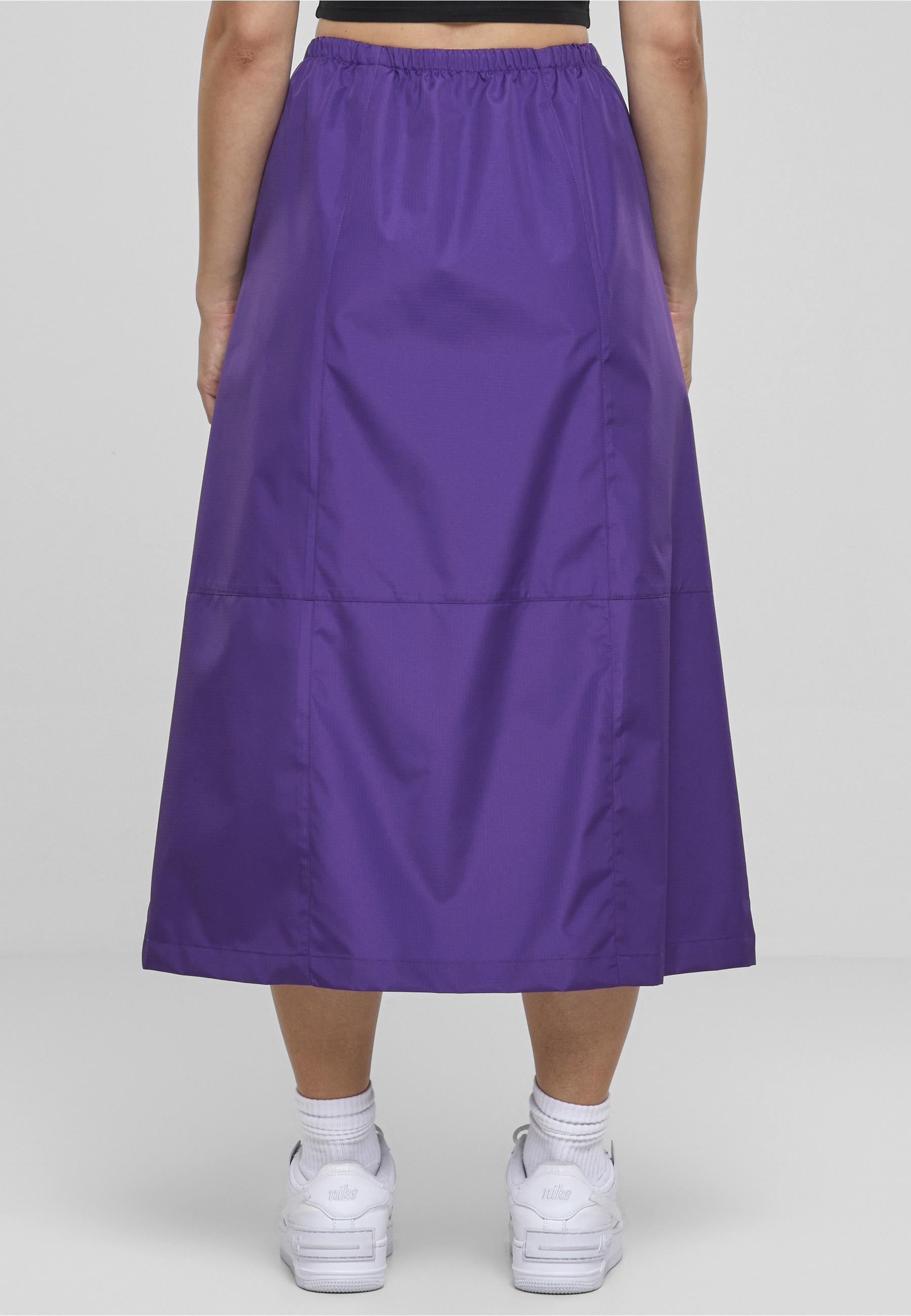 URBAN CLASSICS Sommerrock »Urban Classics Damen Ladies Ripstop Parachute Midi Skirt« 1 Stk.