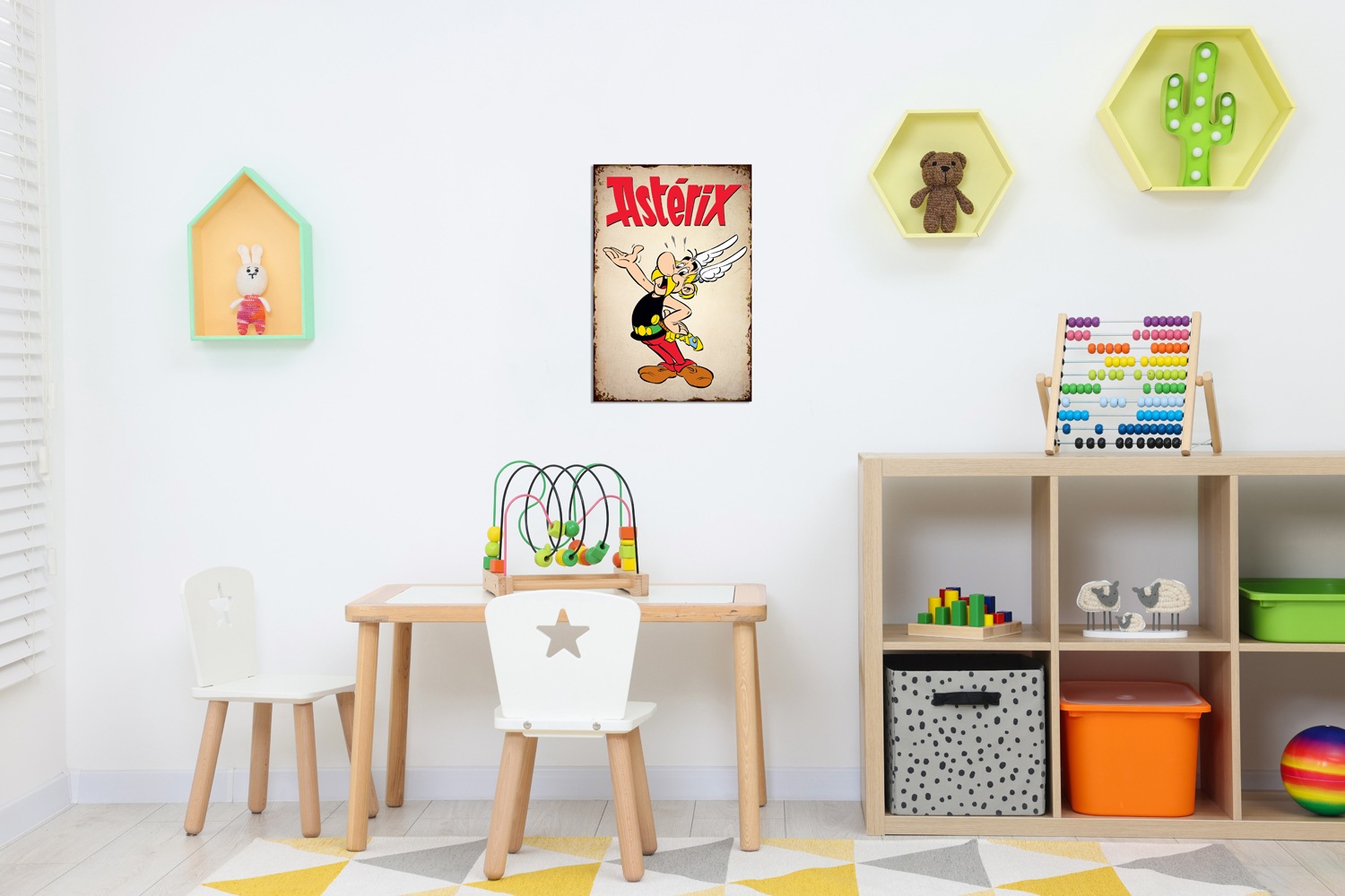 LuckyLinde Metallbild "Asterix", Cartoon-Comic-Fantasy-Figuren-Film-Filmfig günstig online kaufen