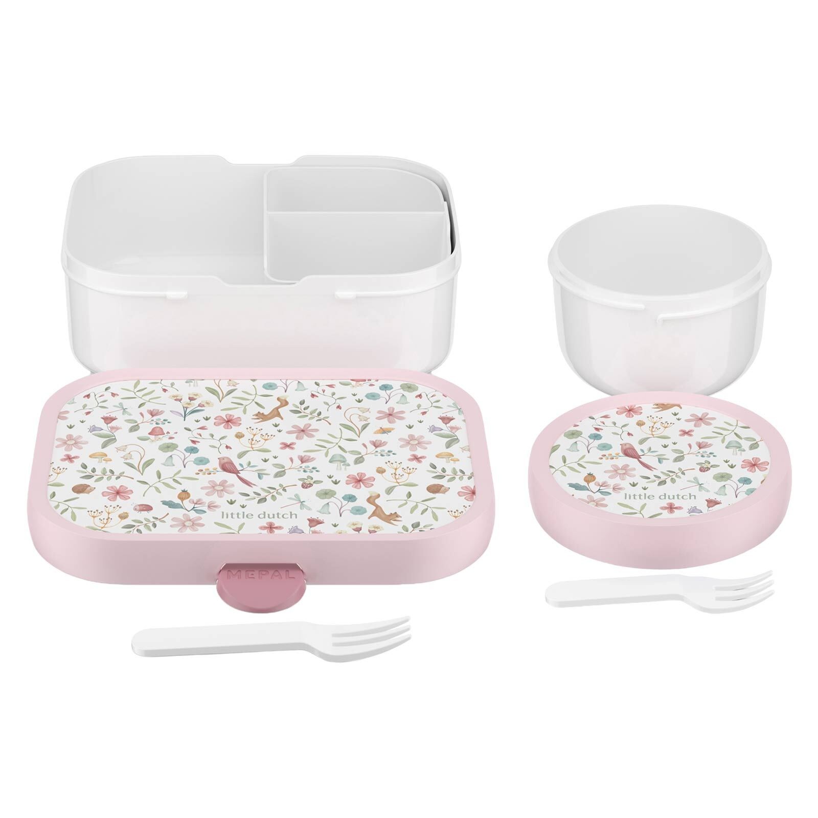 Mepal Lunchbox "Obst- und Bentobox Campus (2025) 300 & 750 ml 2er Set" Spülmaschinengeeignet
