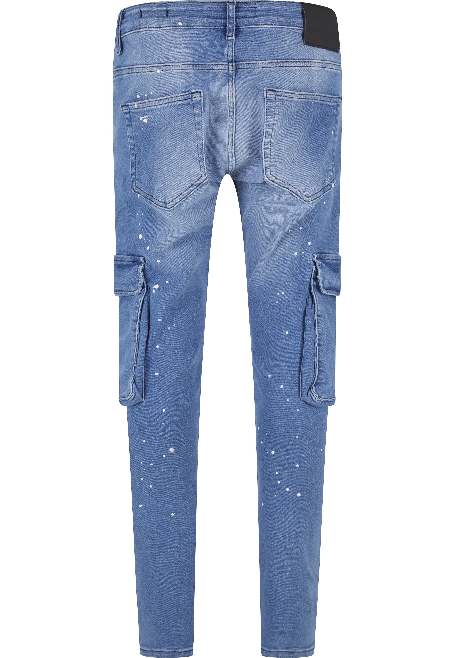 2Y Premium Stoffhose »2Y Premium Herren 2Y Skinny Fit Pocket Cargo Skull Jeans«