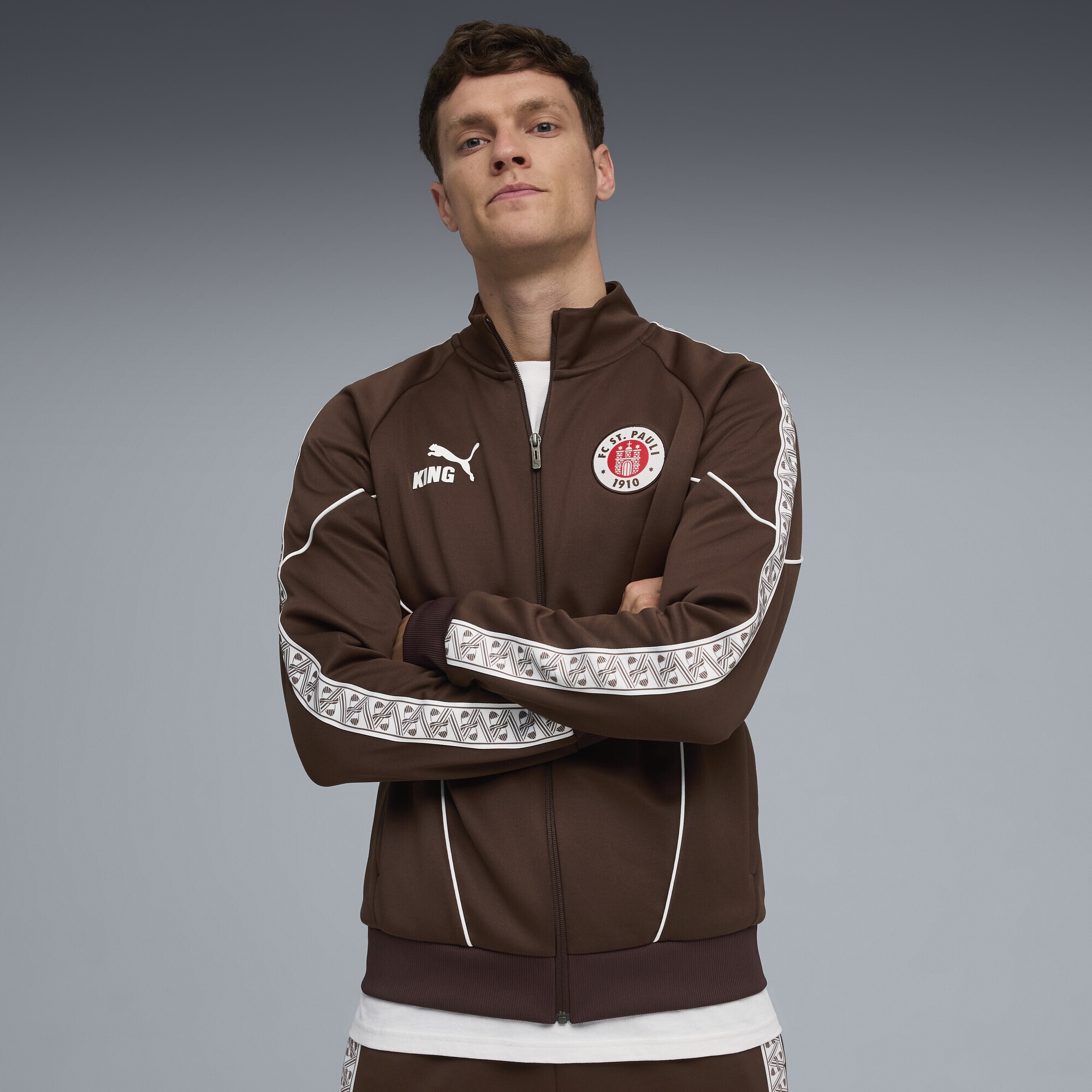 PUMA Sweatjacke »FC St. Pauli KING Anthem Jacke Herren«