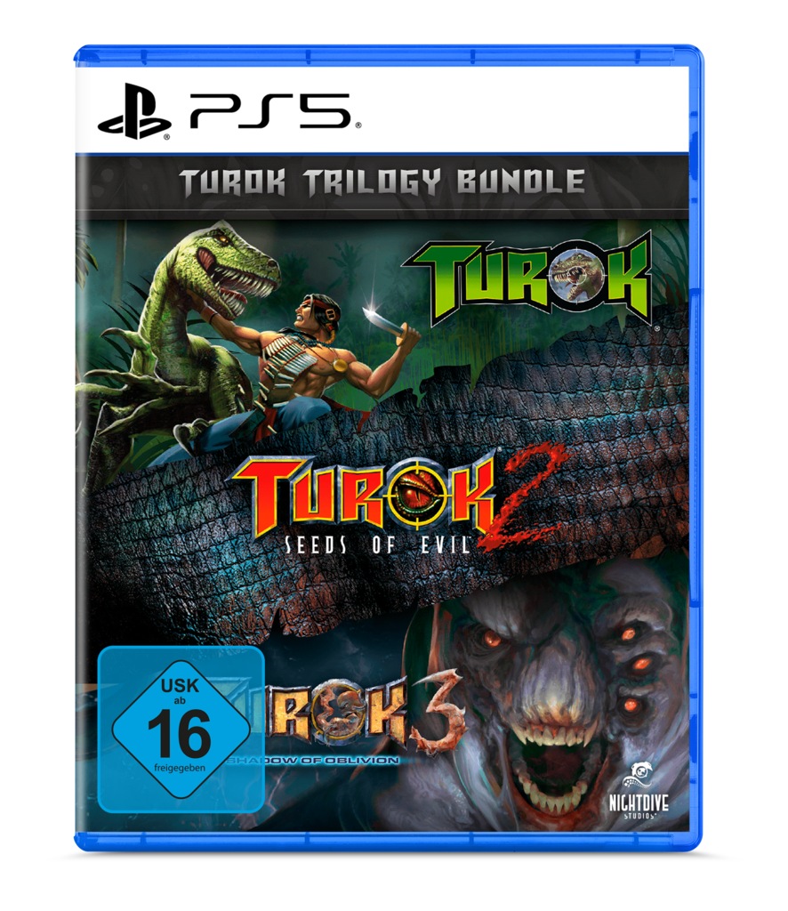 ATARI Spielesoftware "Turok Trilogy Bundle", PlayStation 5ohne farbbezeichnung, Spielesoftware