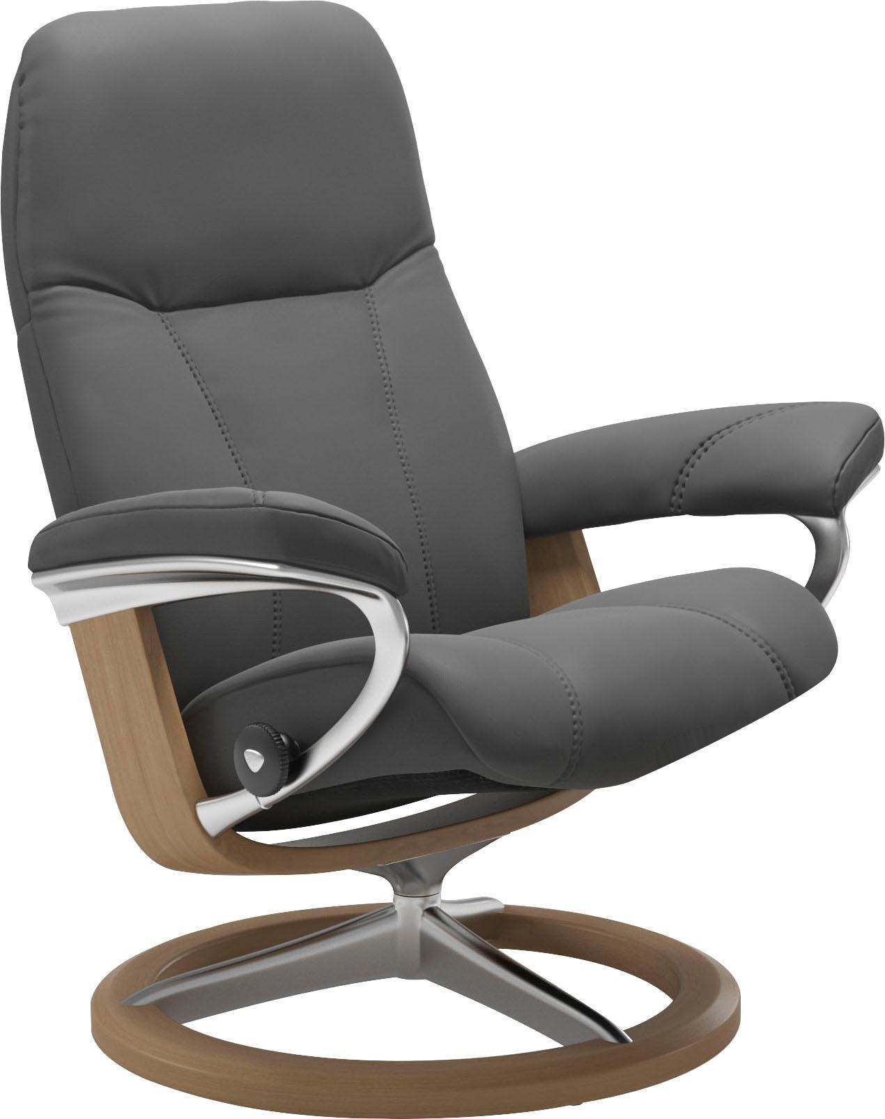 Stressless "Consul" mit Signature Base, Größe M, Gestell Eiche günstig online kaufen