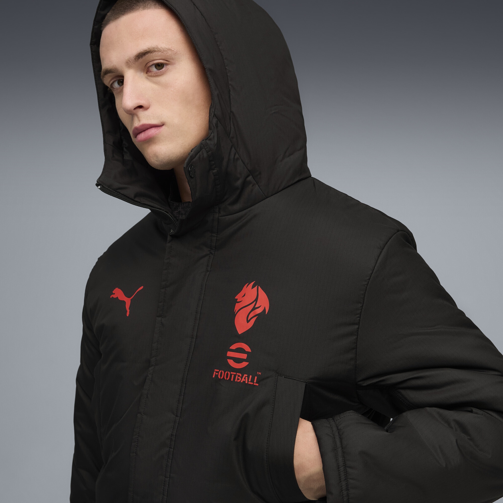 PUMA Parka »AC Milan Trainings-Winterjacke Herren«