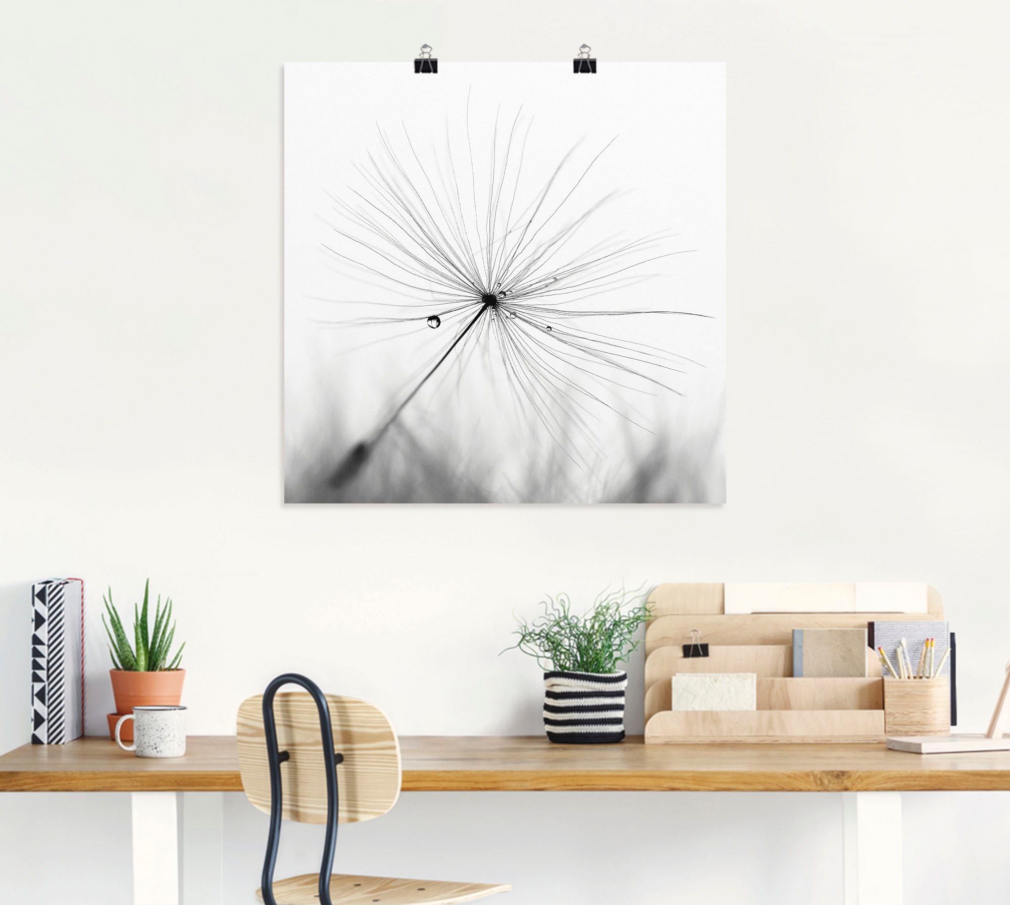 Artland Wandbild »Pusteblume Schirmchen«, Blumen, (1 St.), als Alubild, Outdoorbild, Leinwandbild, Poster, Wandaufkleber