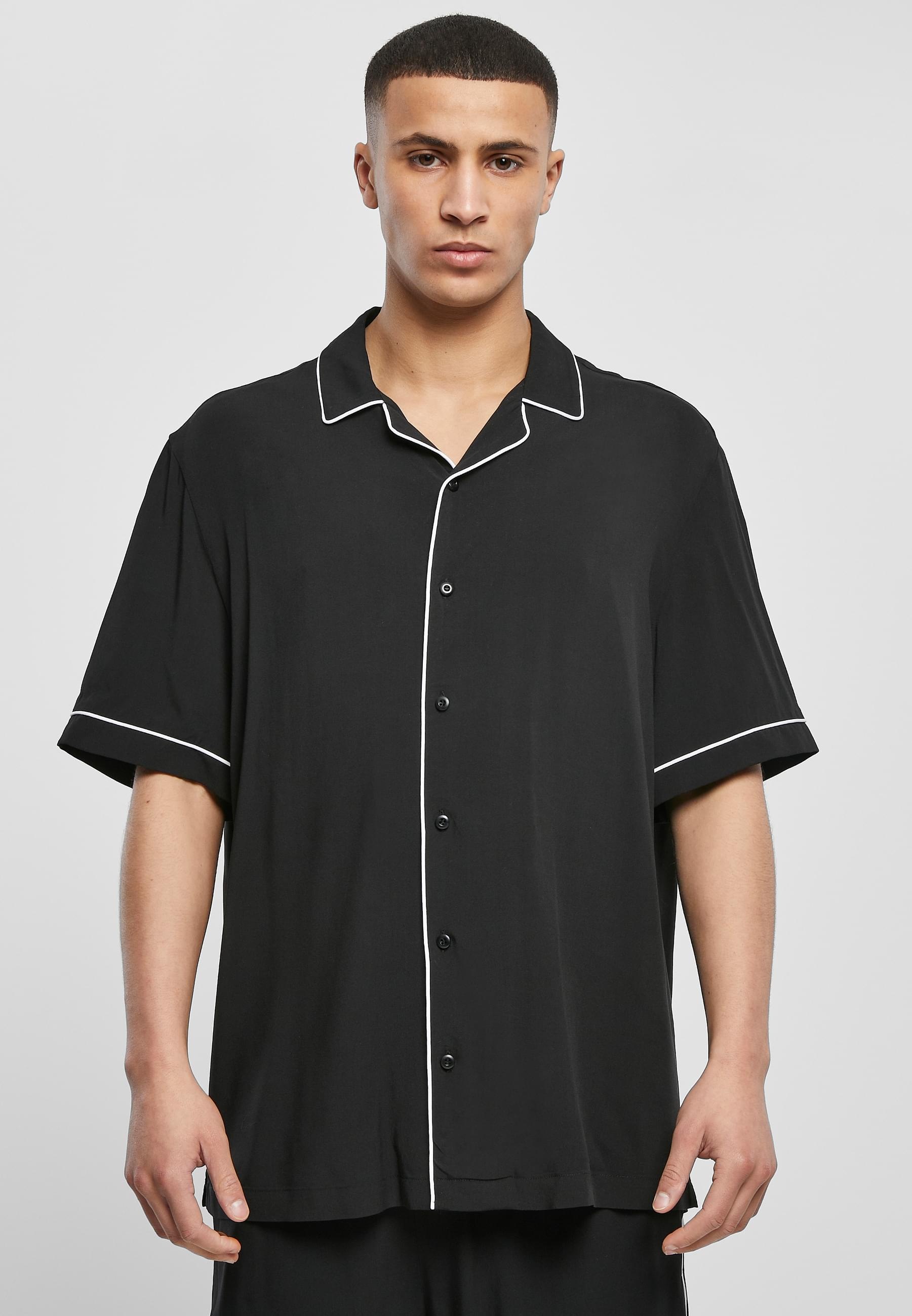 URBAN CLASSICS Karohemd »Urban Classics Herren Bowling Shirt«, (1 tlg.)