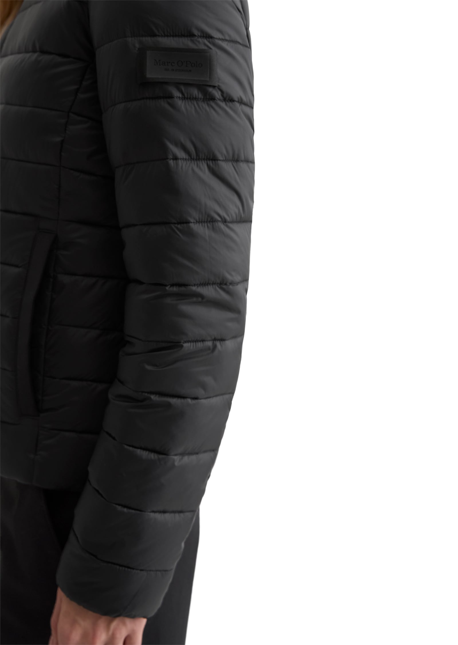 Marc O'Polo Outdoorjacke »mit recycelten Materialien« ohne Kapuze
