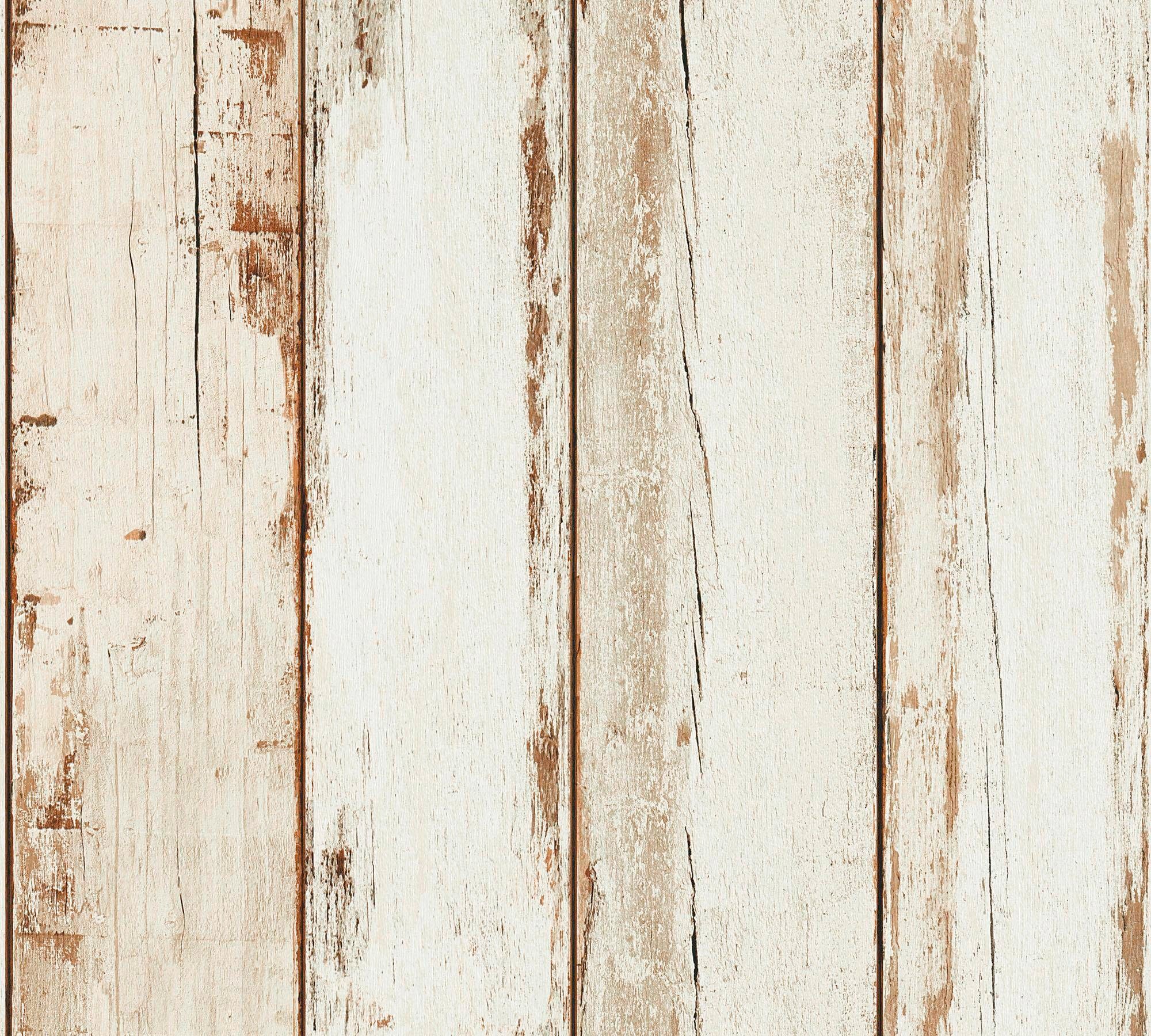 Living Walls Vliestapete "Il Decoro" Holz Gestreift Realistisch Leicht Strukturiert Landhaus Tapete Holzoptik Tapeten Wohnzimmer Schlafzimmer Küche