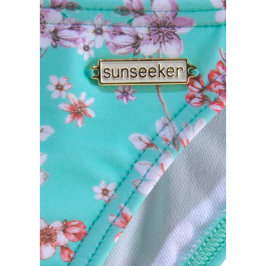 Marken Sunseeker Sunseeker Bustier-Bikini »Ditsy Kids«, mit sommerlichem Print blau