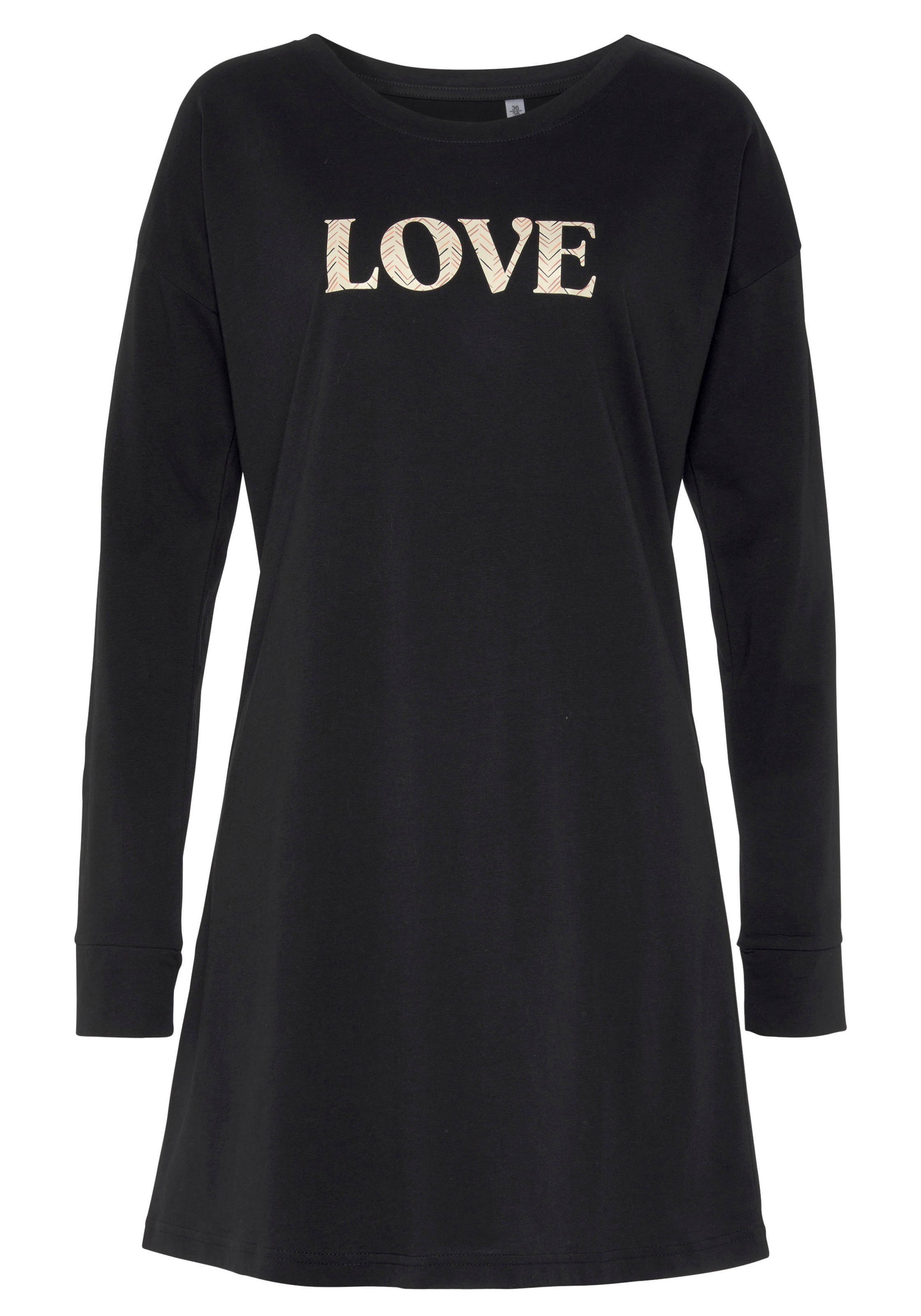 Vivance Dreams Nachthemd mit großem Frontprint günstig online kaufen