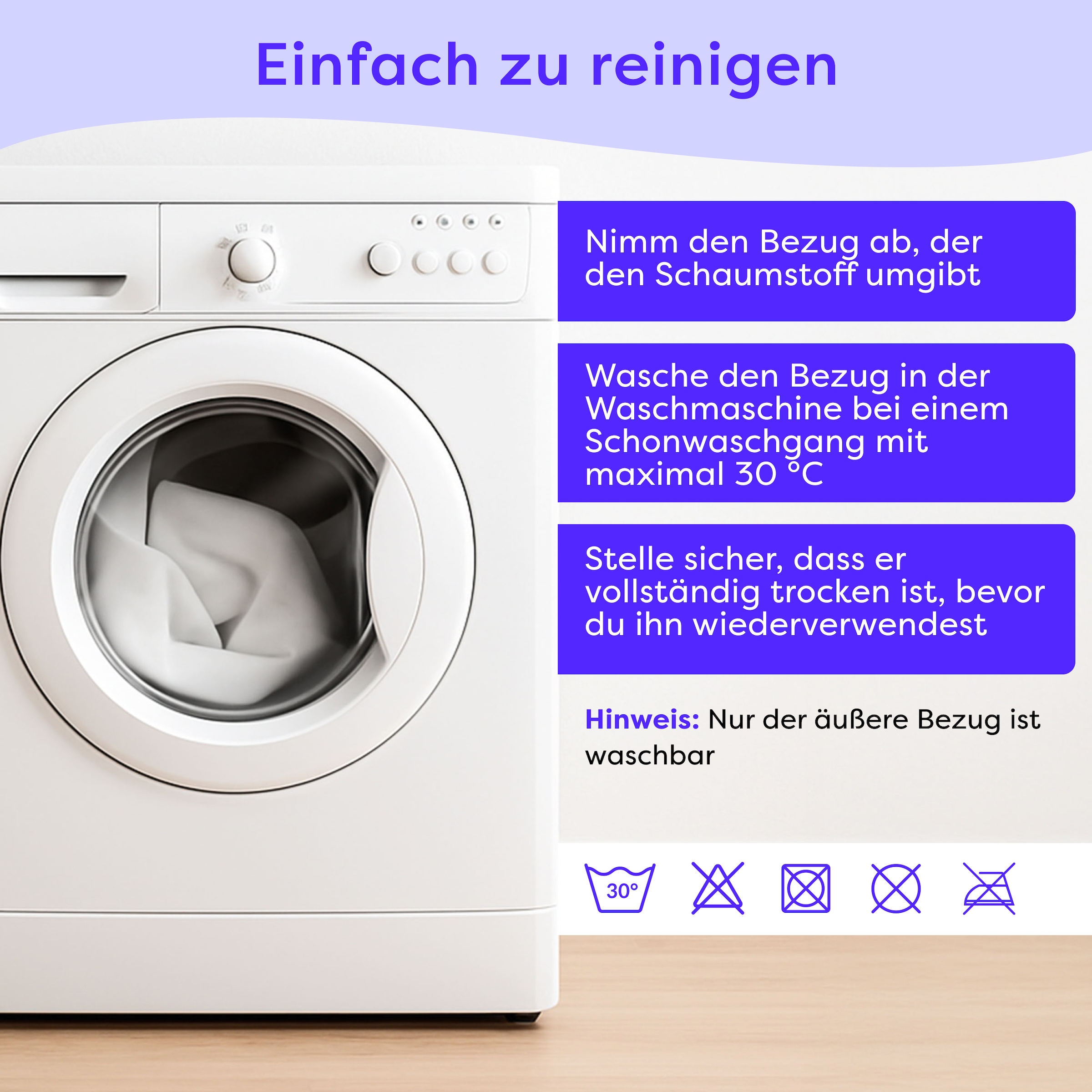 Wolkenfeld Bettwäsche »Wolkenfeld Premium Musselin mit Reißverschluss« 2 tlg. tlg.