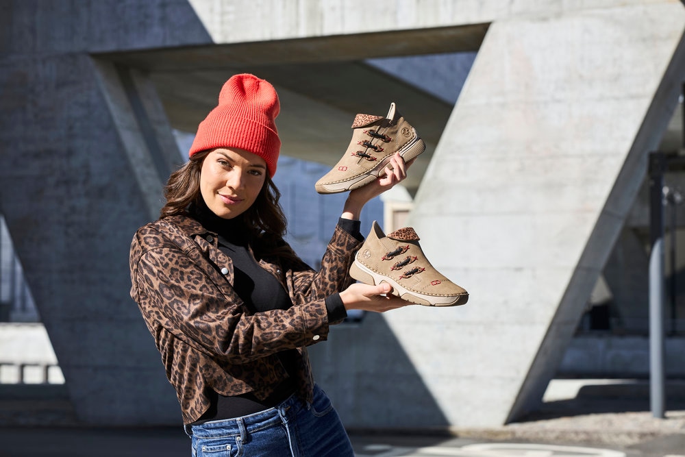Rieker Sneakerboots, Schlupfboots, Stiefelette, High Top Sneaker mit Innenreißverschluss