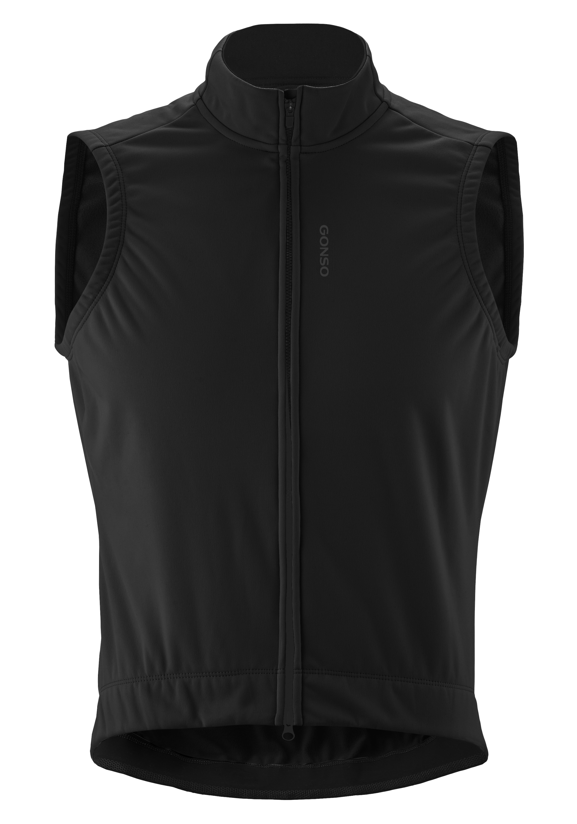 Gonso Funktionsweste "Road Vest Softshell" atmungsaktive Unisex Weste aus Softshell Material, Tight Fit