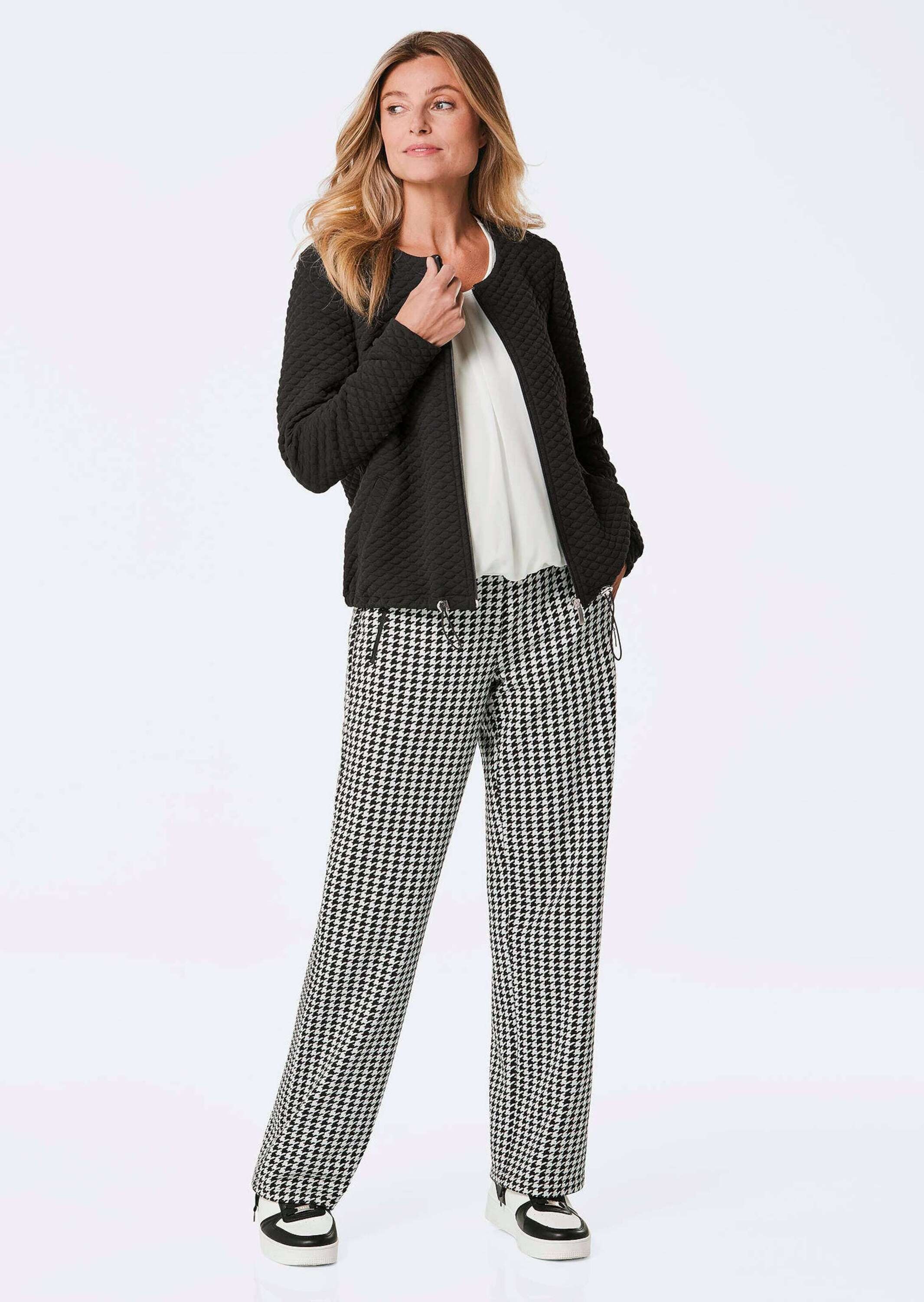 GOLDNER Sommerjacke »Kurzgröße Jacke« Mit Gummibändchen am Saum