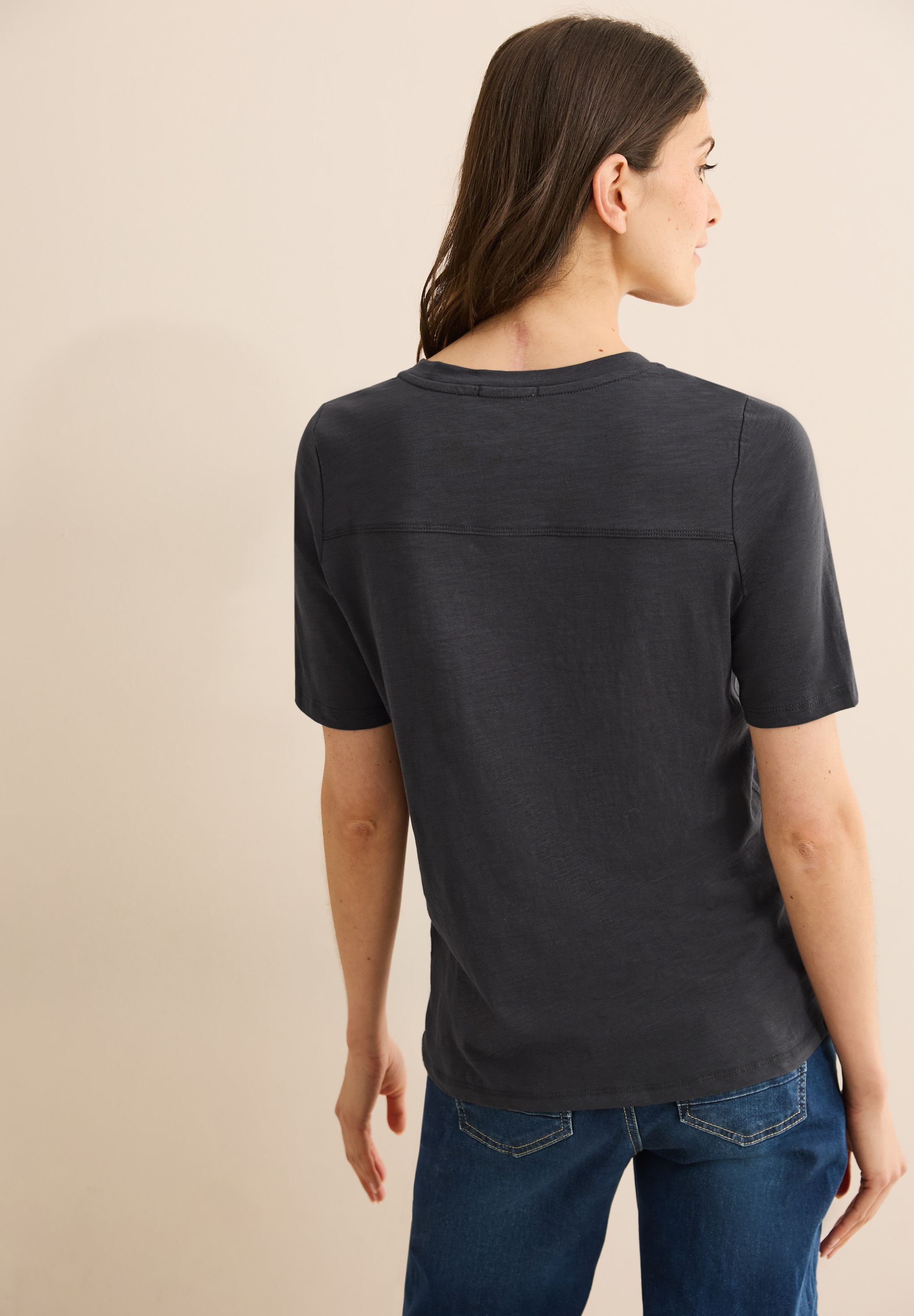 Cecil T-Shirt, aus reiner Baumwolle