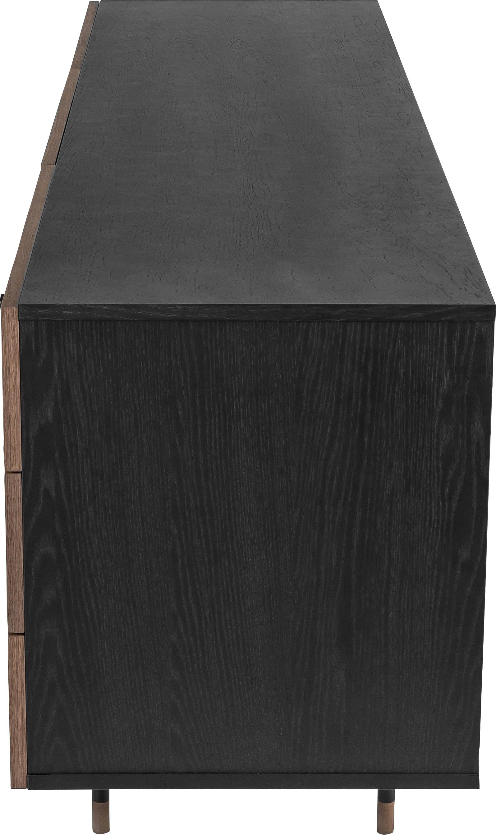 Woodman Sideboard »Daniel«, Breite 180 cm, Holzfurnier aus Walnussbaum