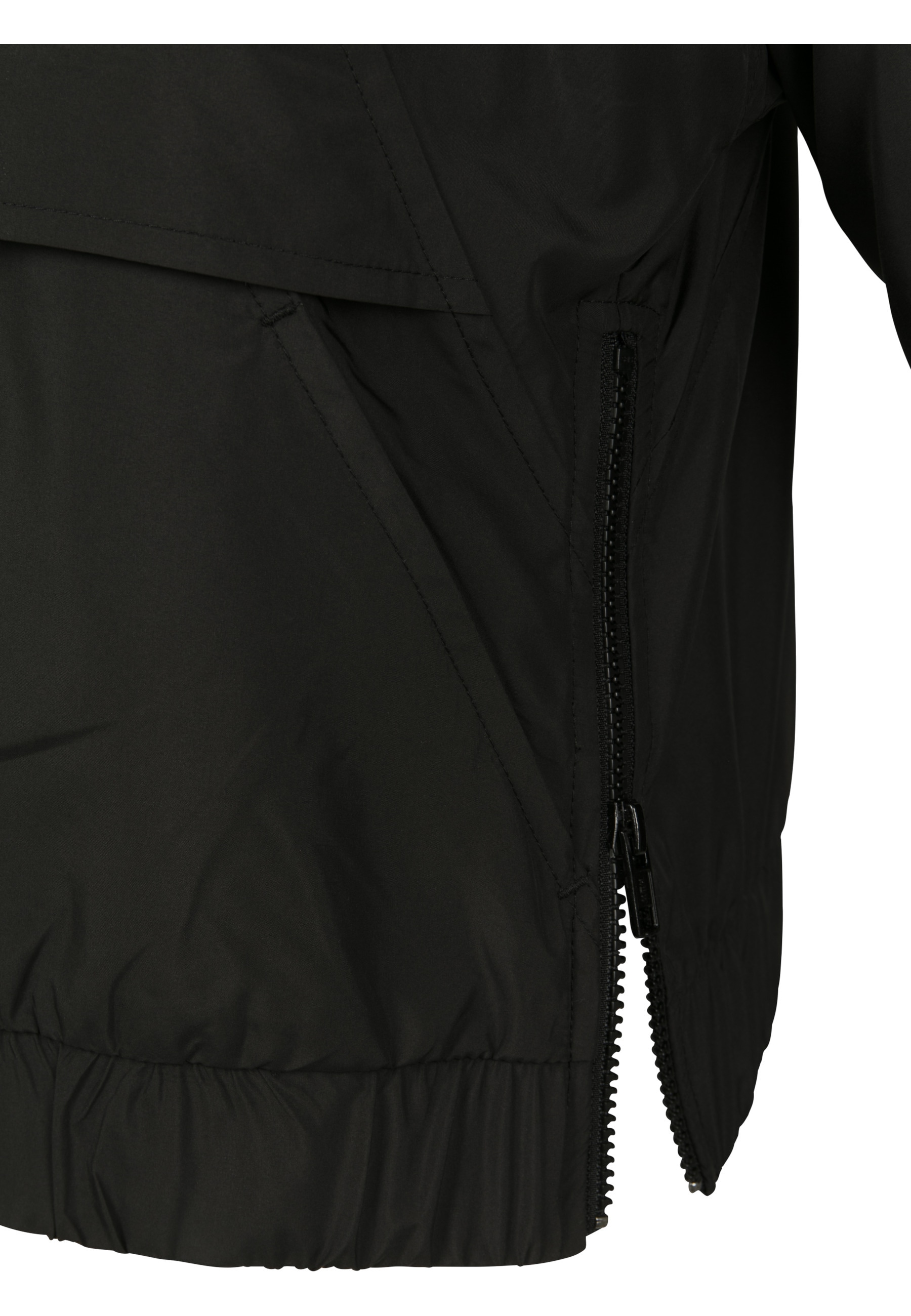 URBAN CLASSICS Langmantel »Urban Classics Damen Ladies Panel Pull Over Jacket«