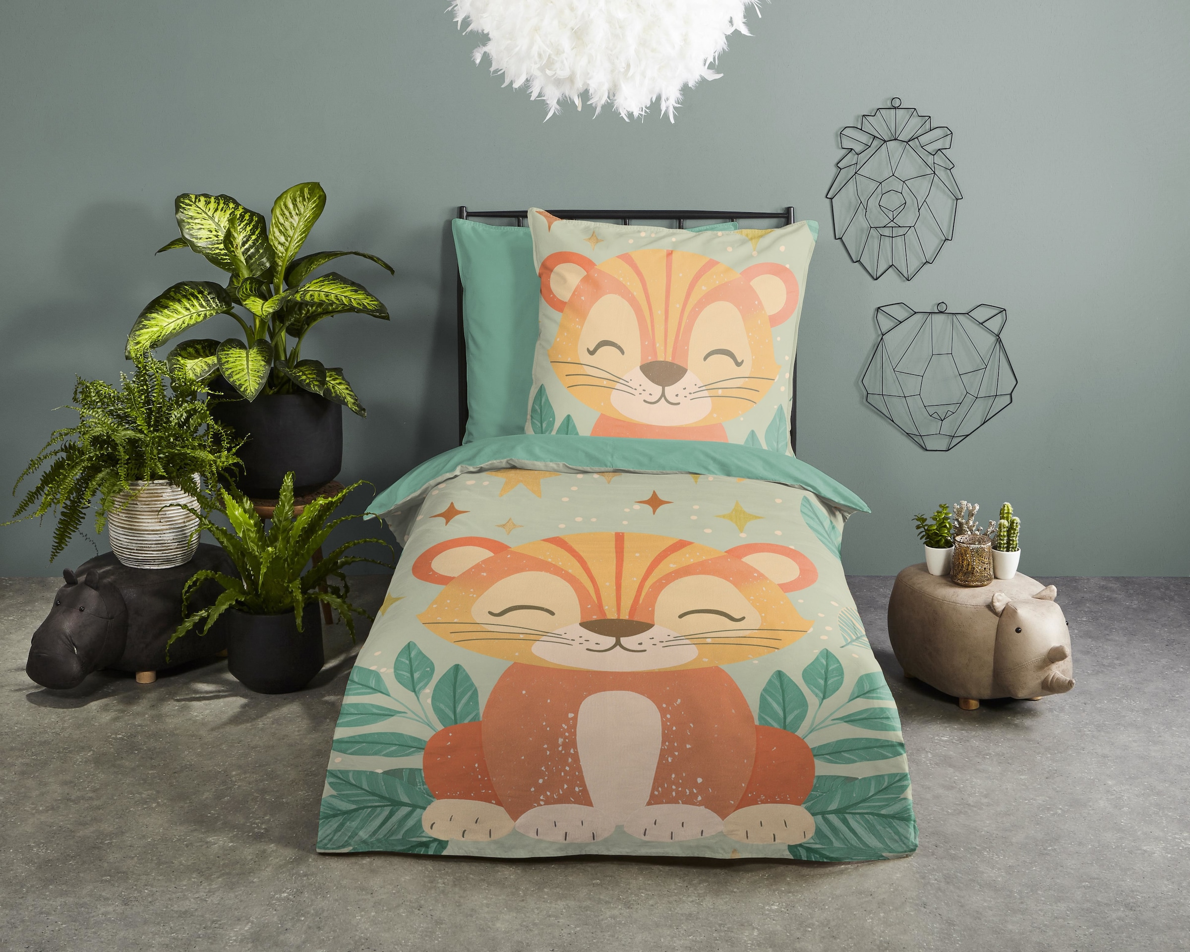 PURE luxury collection Kinderbettwäsche "Thijn" 2 Stk. Mikrofaser, 135x200, günstig online kaufen