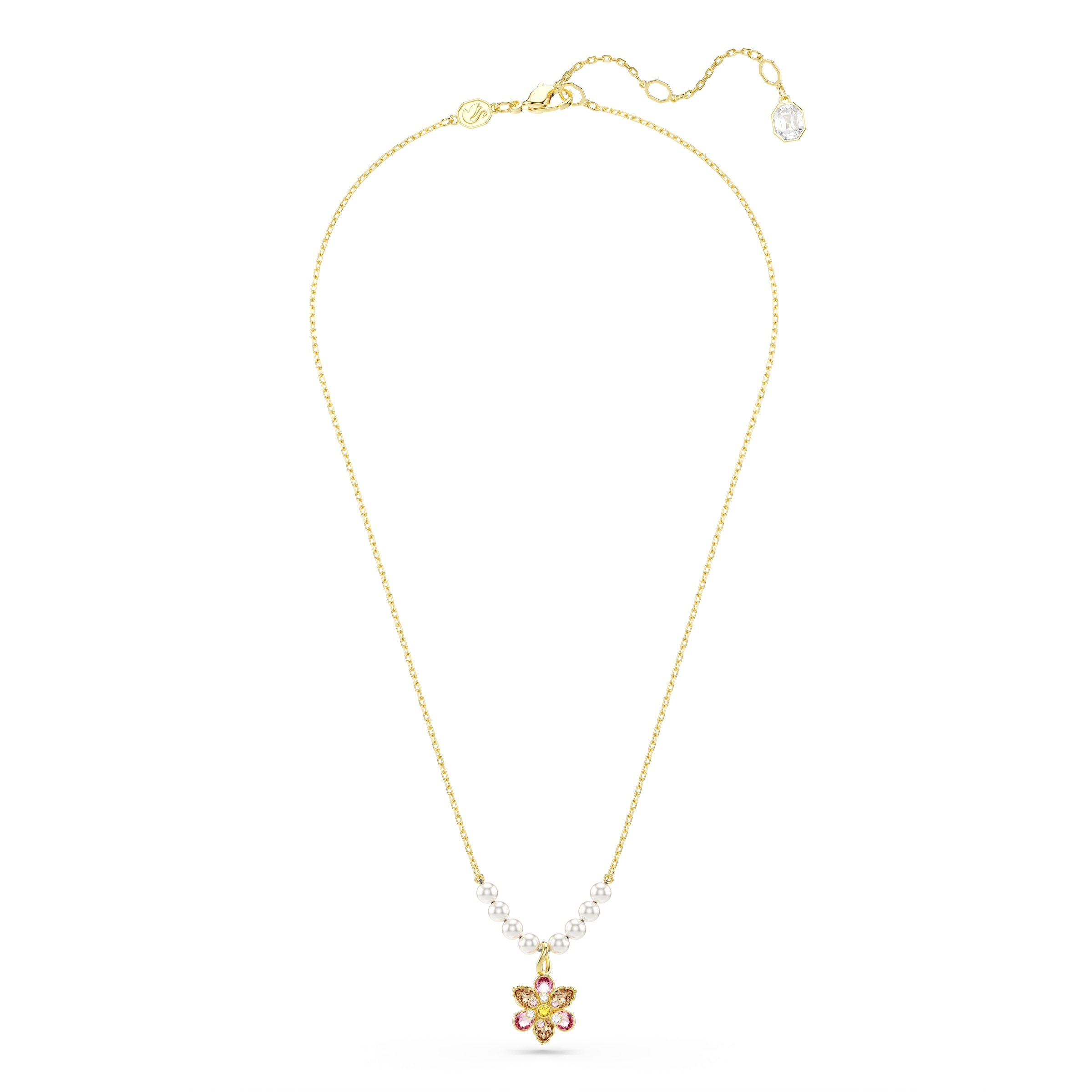 Swarovski Kette mit Anhänger »Schmuck Geschenk Idyllia Halskette«, mit Swarovski® Kristall - mit Swarovski® Perle