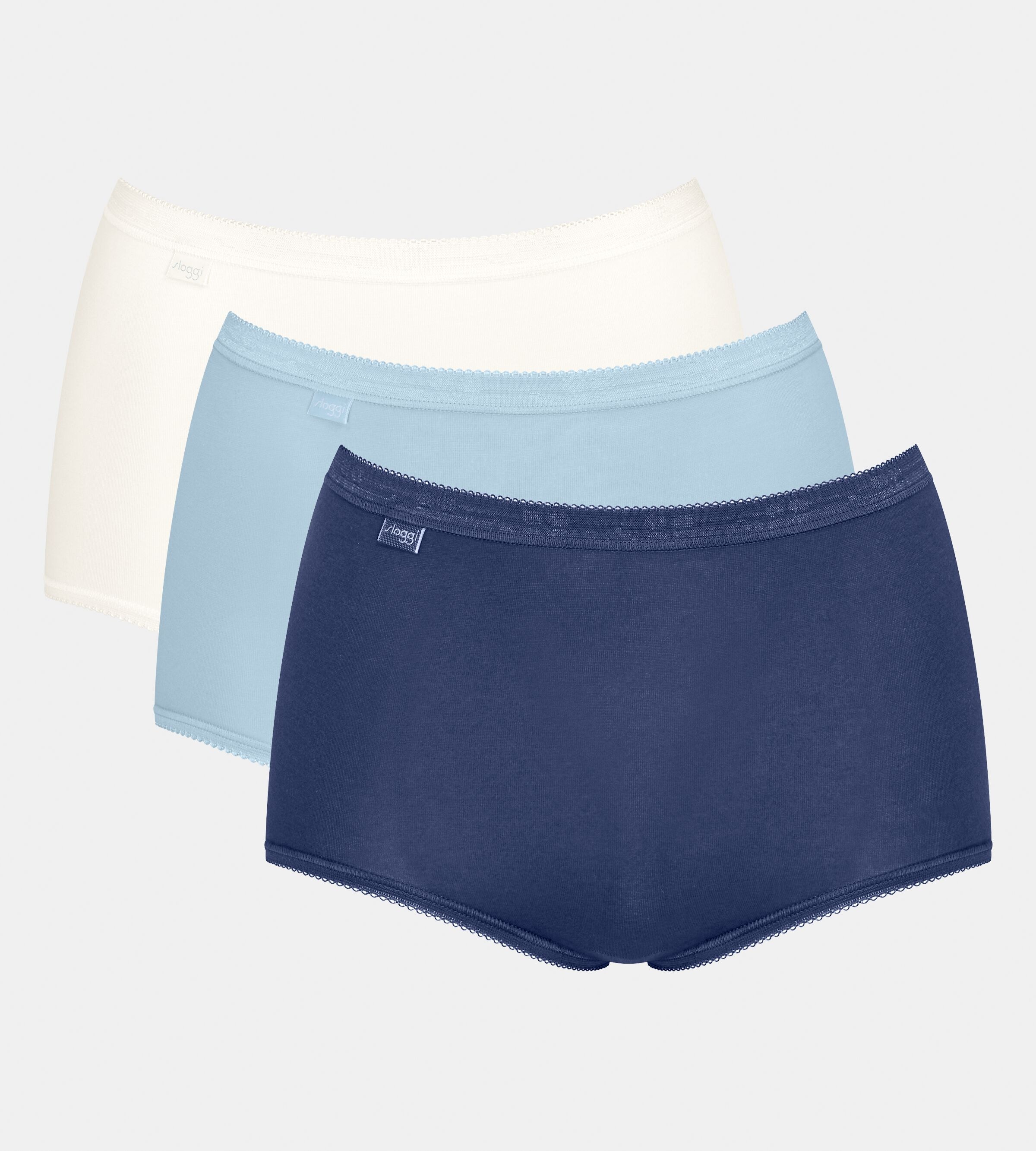 sloggi Maxislip "Basic+", (3er Pack), Baumwollmischung, weiche Nähte, Singl günstig online kaufen