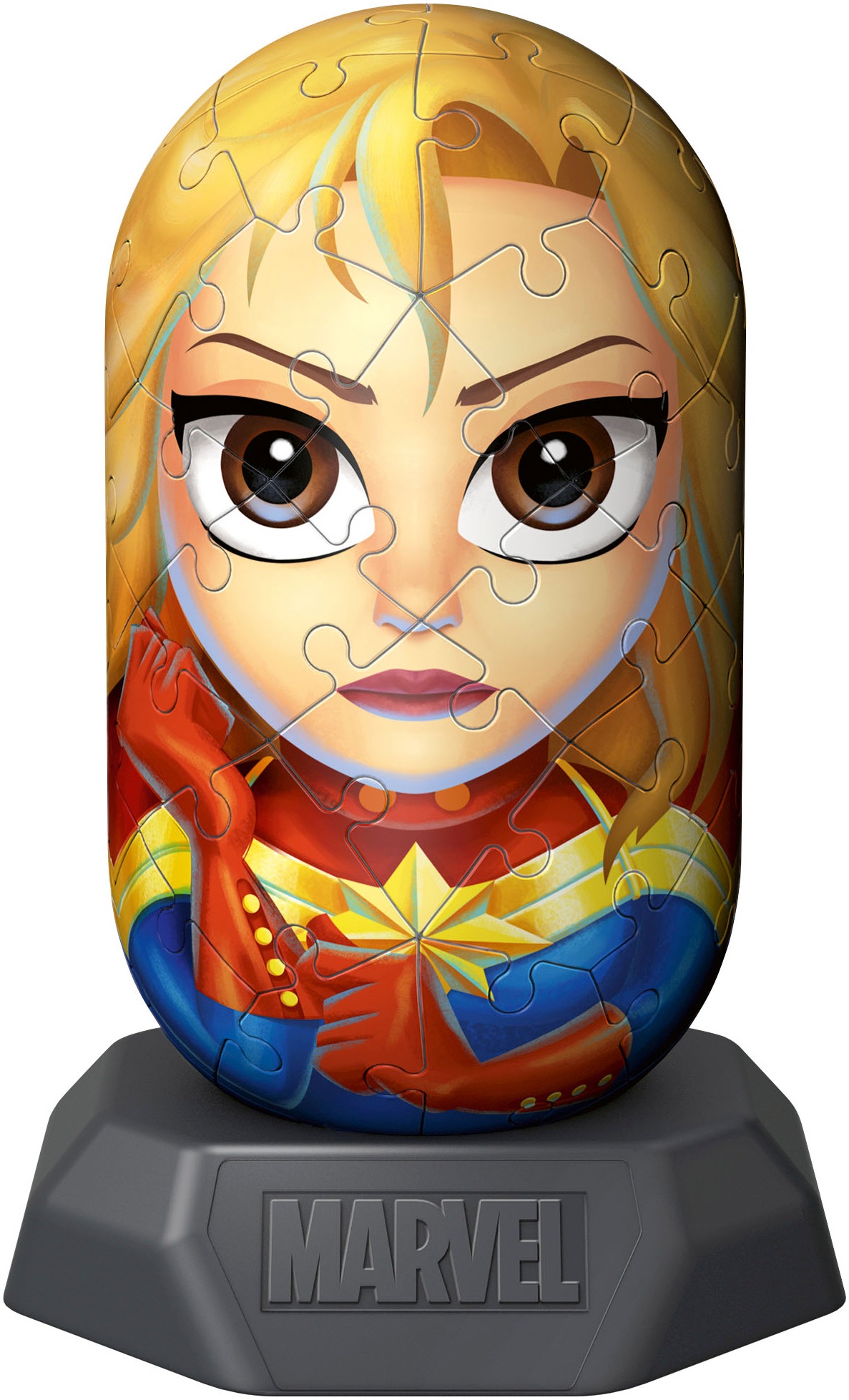 Ravensburger 3D-Puzzle »Marvel Heroes, Hylkies Sammelfigur #07 Captain Marvel«, Made in Europe