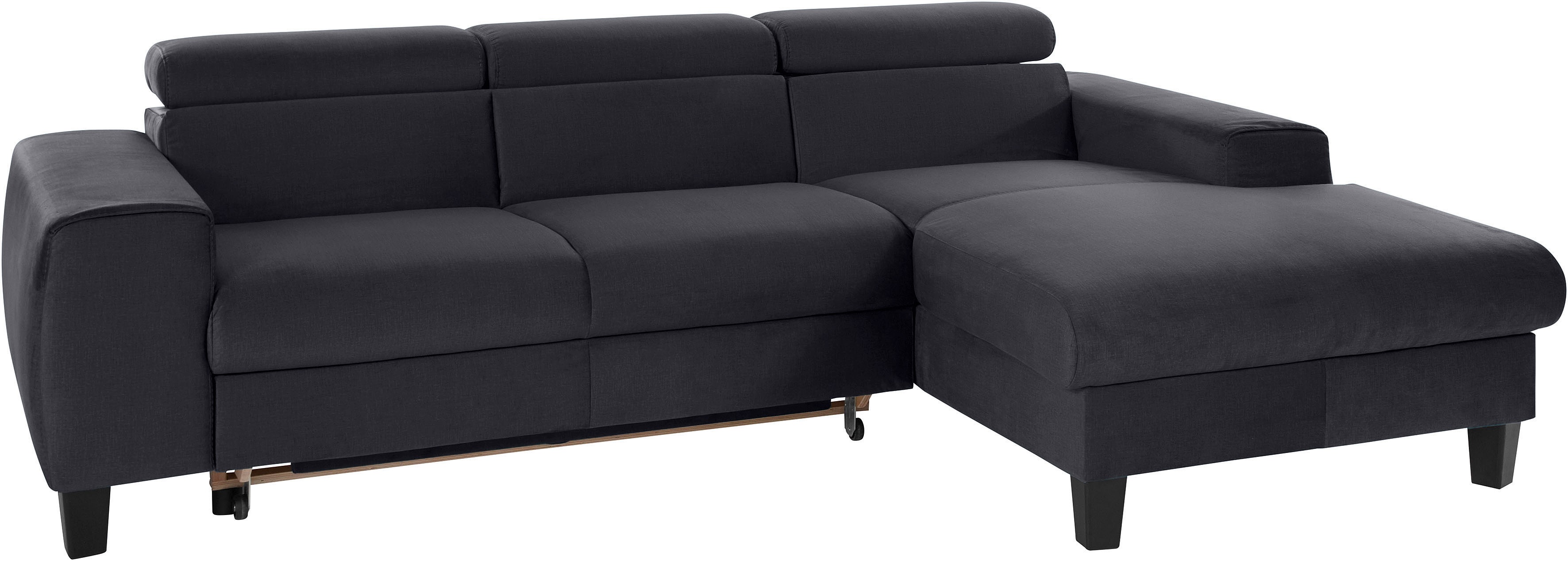 Thumbnail - COTTA Ecksofa "Morven L-Form mit Kopfteilverstellung", wahlweise mit Bettfunktion, Bettkasten & Wireless-Charger