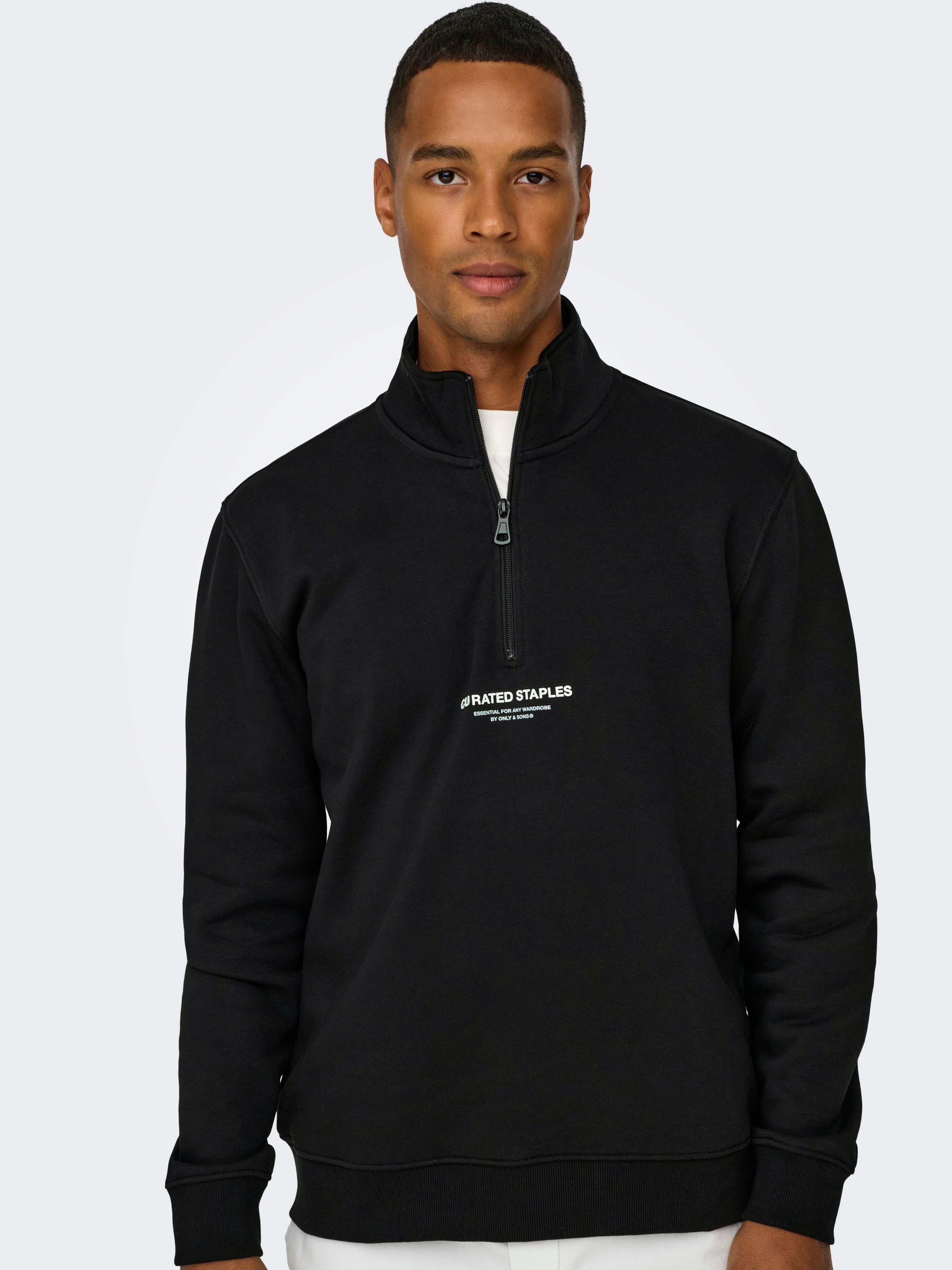 ONLY & SONS Sweatshirt »ONSCURATED REG HALF ZIP SWEAT«