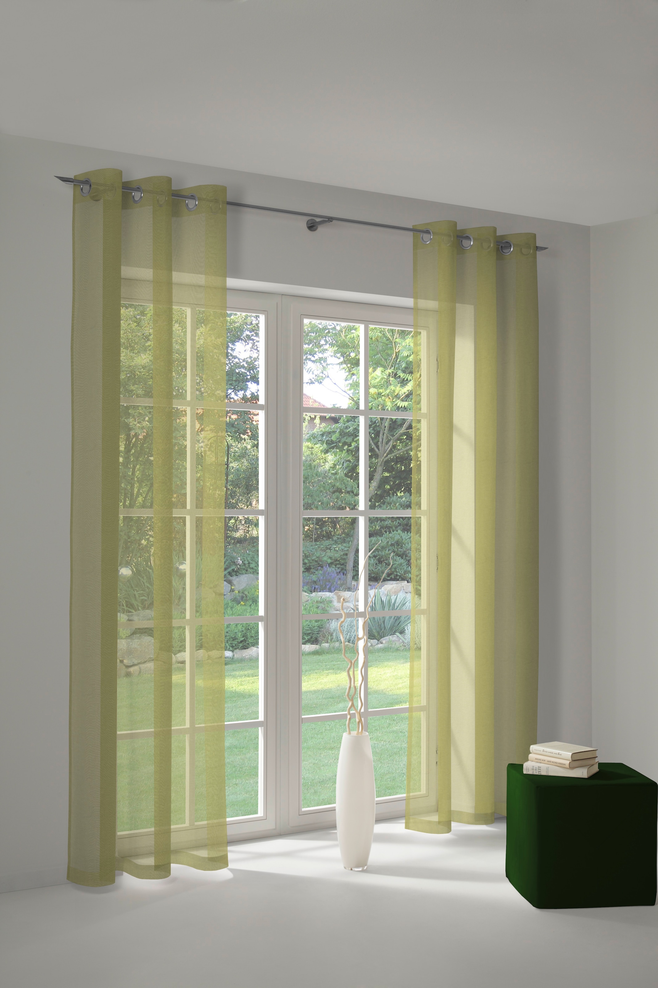 Wirth Vorhang "LORCA" Ösen 1 Stk. tlg. günstig online kaufen