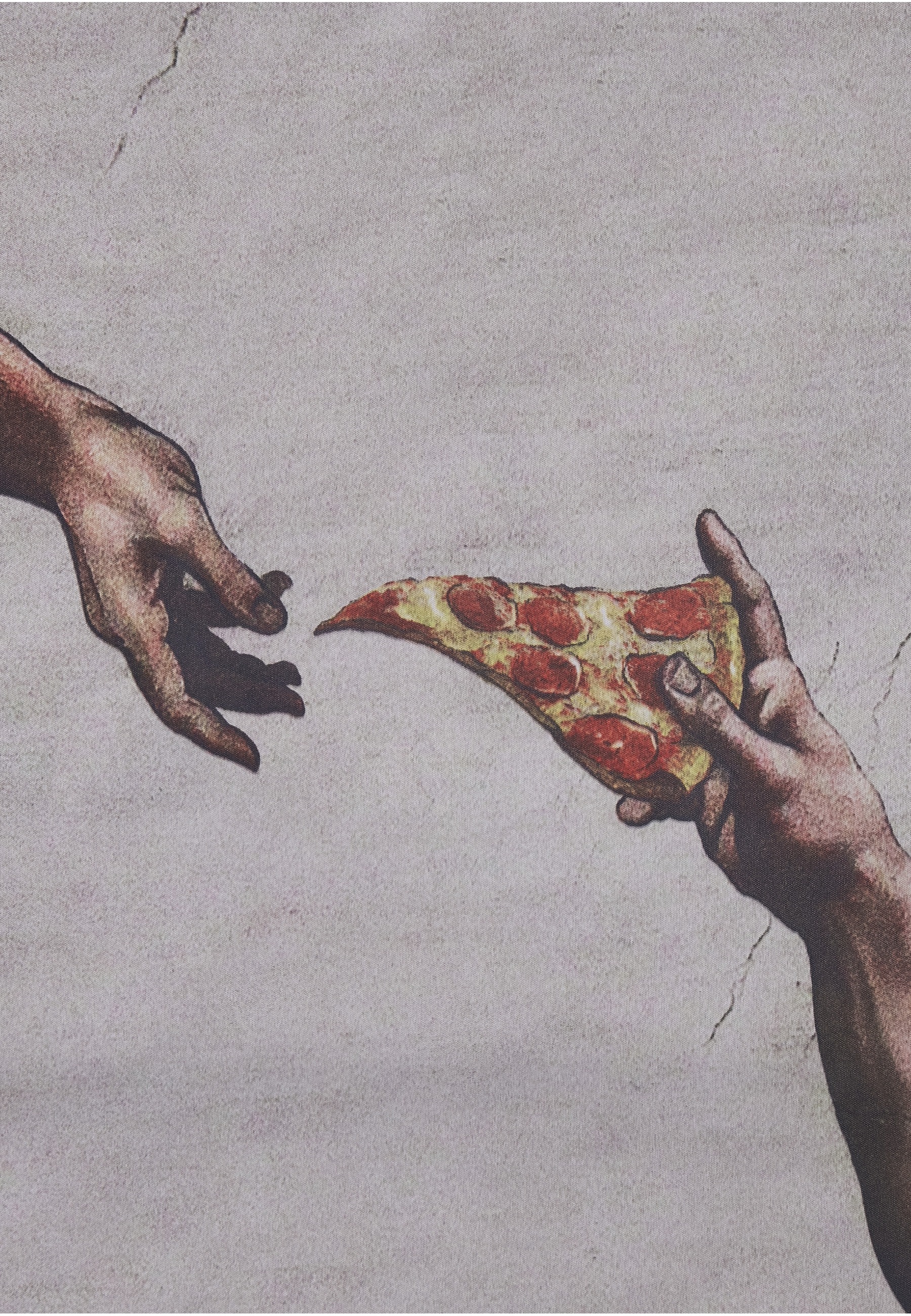 Tapis de bureau MisterTee Unisex Pizza Art 2