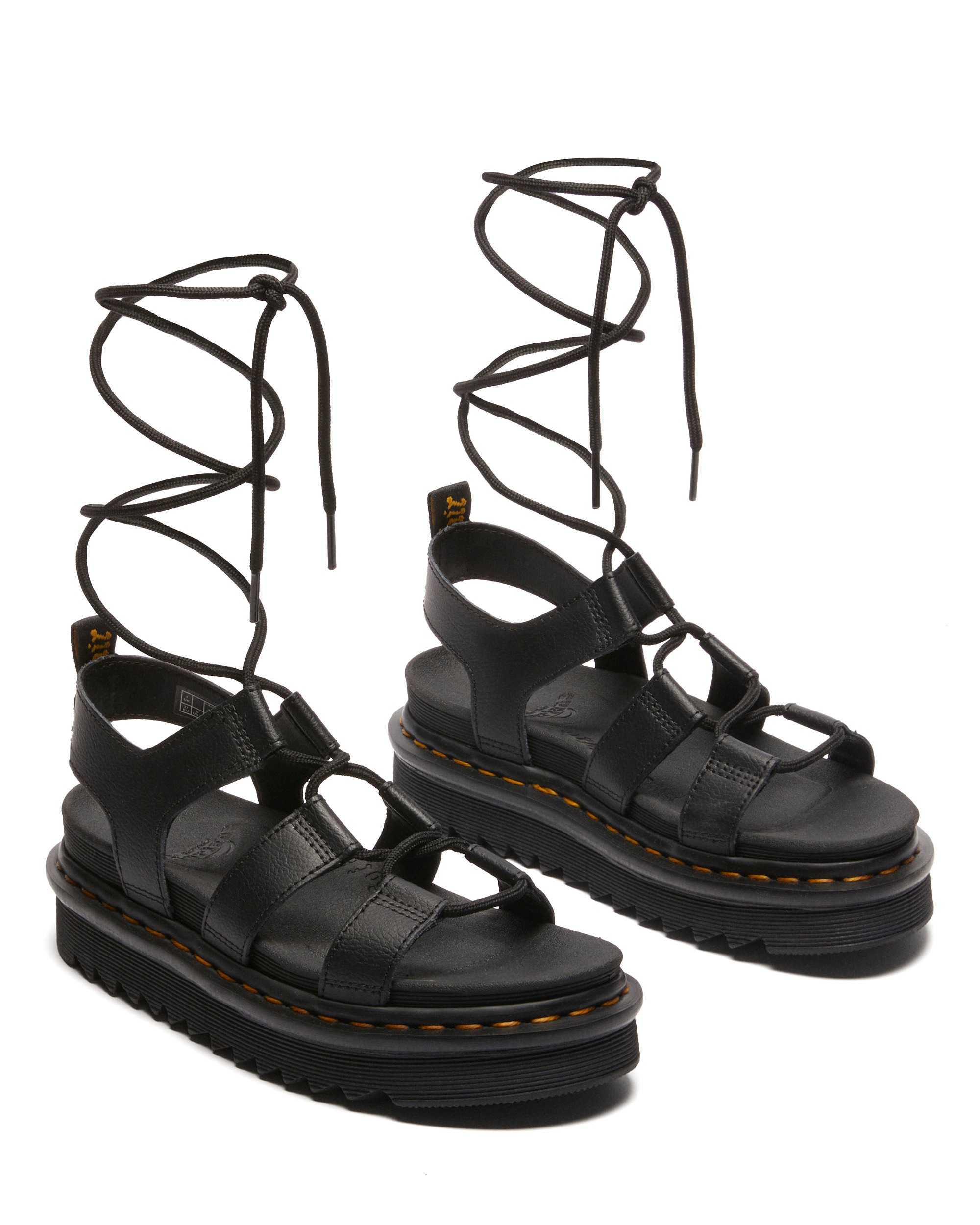 DR. MARTENS Sandalette »Nartilla«  Plateau, Sandalette mit raffinierter Schnürung am Bein