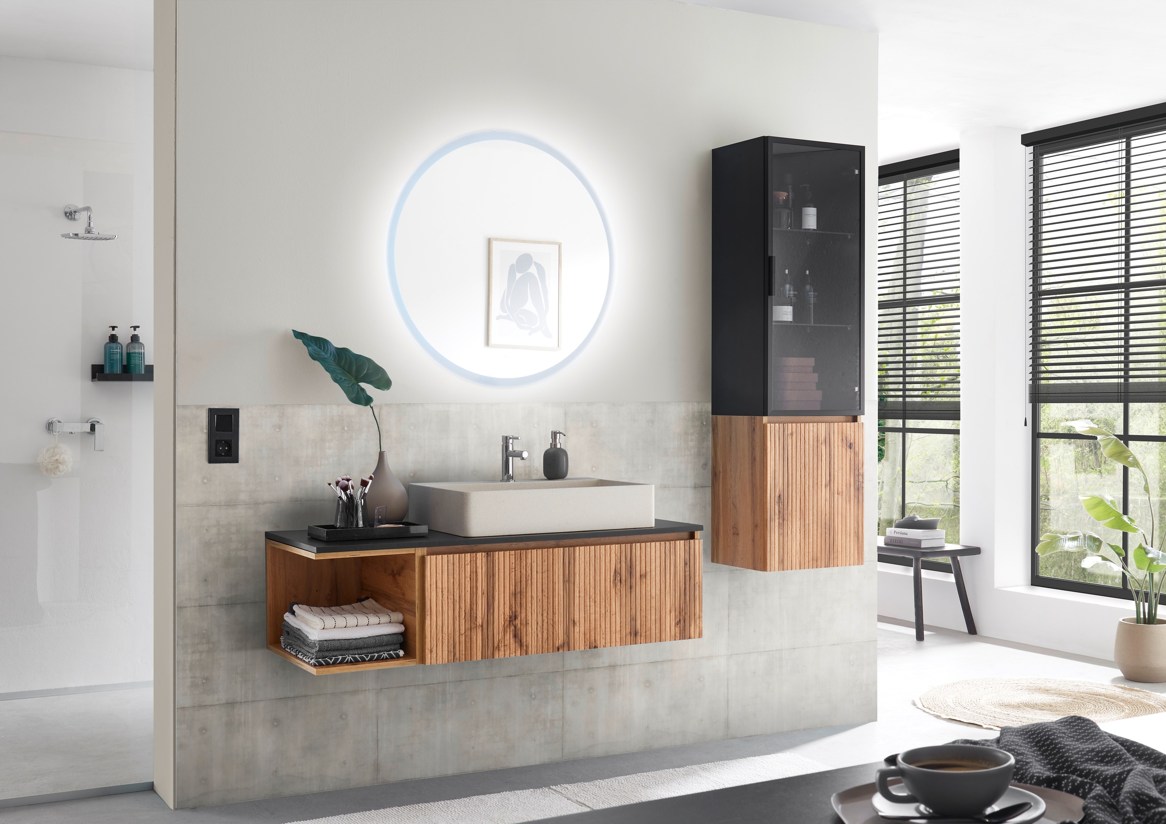 BASIC by Balculina Hochschrank "Loris BxHxT 40x140x32 cm" 1 Stk. tlg. günstig online kaufen