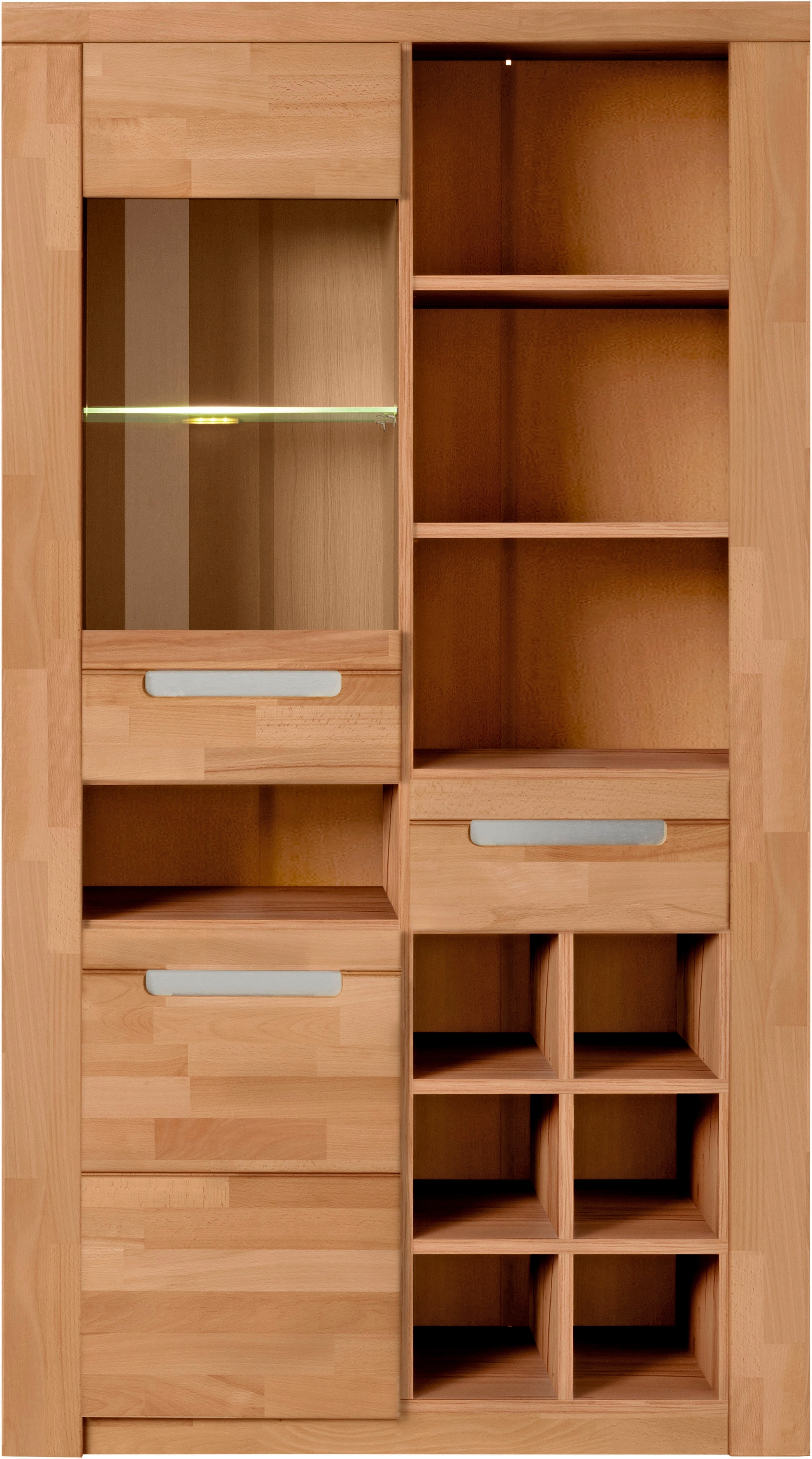 OTTO home Vitrine "Kolding" teilmassiv