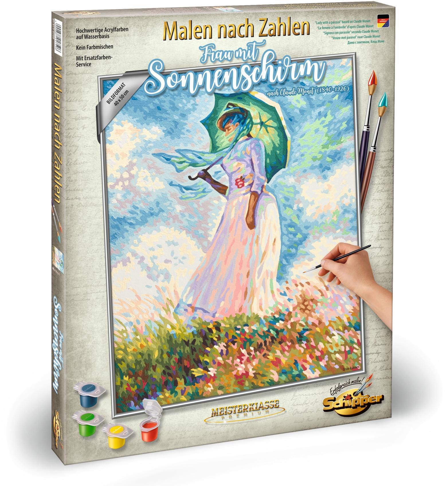 Schipper Malen Nach Zahlen Meisterklasse Premium Frau Mit Sonnenschirm Made In Germany Baur