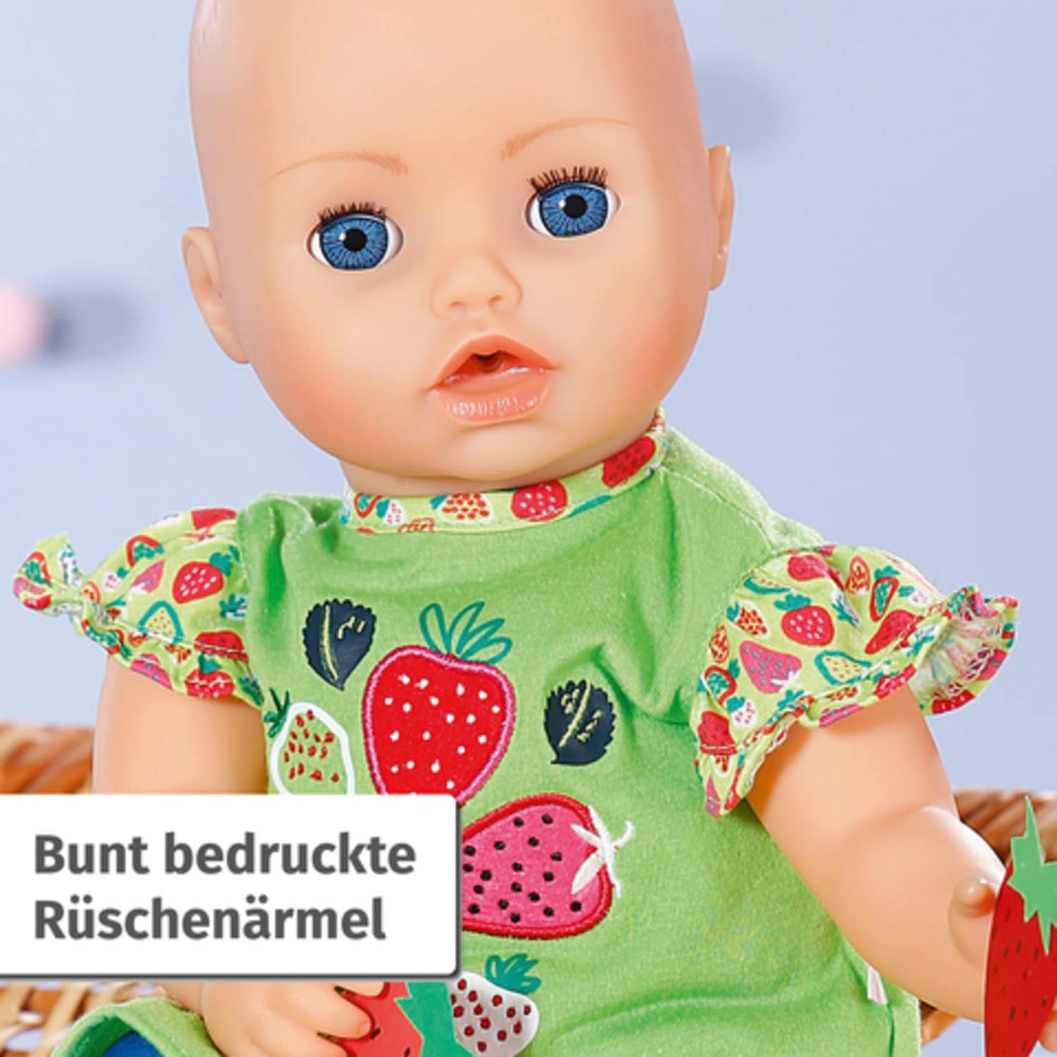 Zapf Creation® Puppenkleidung »Dolly Moda, Erdbeeren Outfit 43 cm«