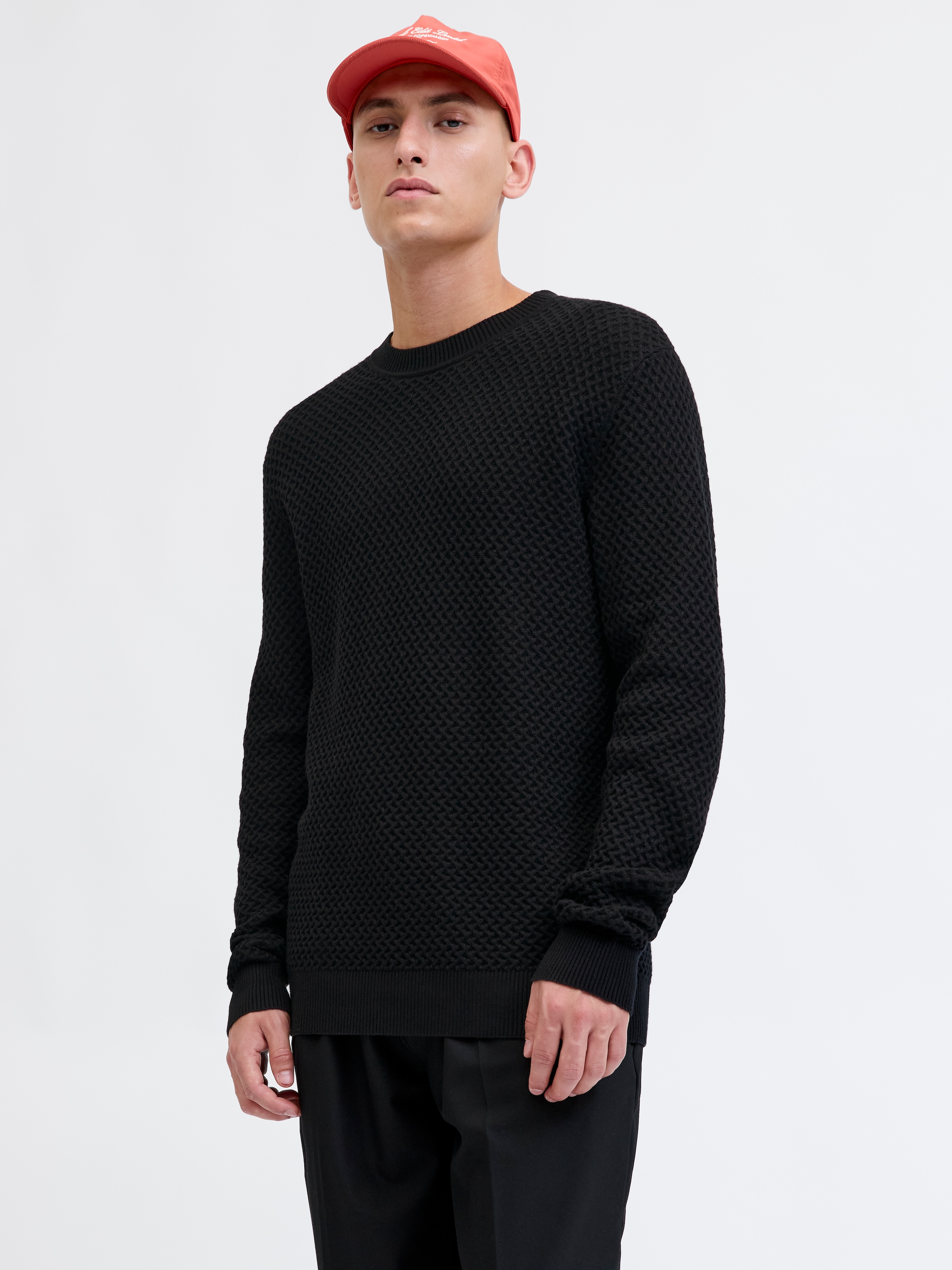 Jack & Jones Strickpullover "JPRBLUBARKLEY KNIT CREW NECK CH" günstig online kaufen