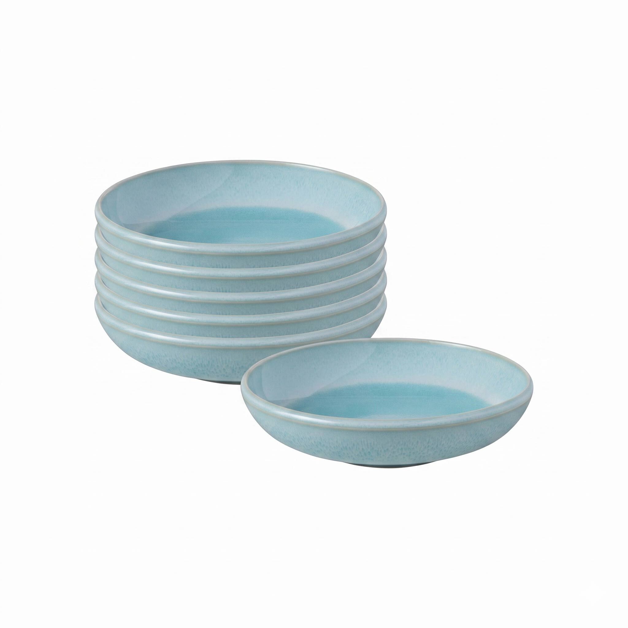like. by Villeroy & Boch Dipschale "Dipschalen Perlemor Aqua ø 11,7 cm 6er Set blau" 6 Spülmaschinengeeignet, Mikrowellengeeignet
