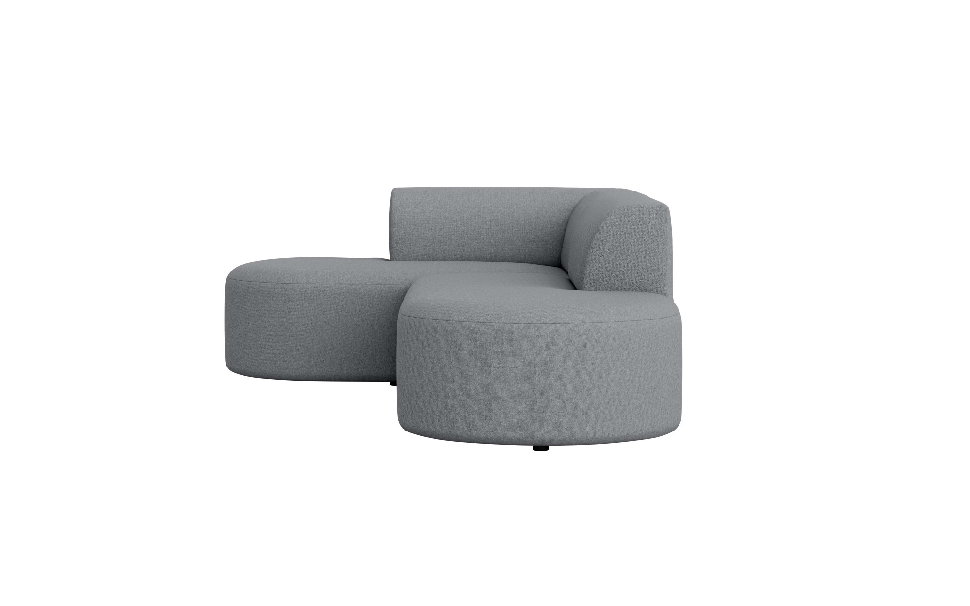 andas Ecksofa »Ecksofa Tvinne mit Ottomane links oder rechts bestellbar«, L-Form, mit Wellenunterfederung, BxTxH 260x170x73 cm