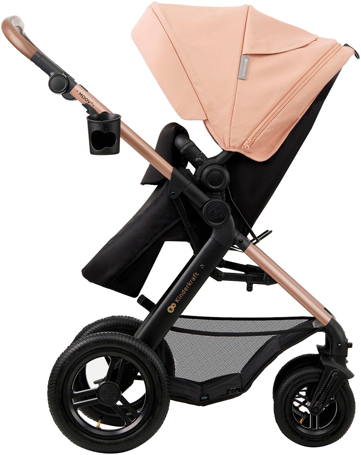Kinderkraft Kombi-Kinderwagen »MOOV 2 4in1 AIR« 27 kg mit Luftreifen