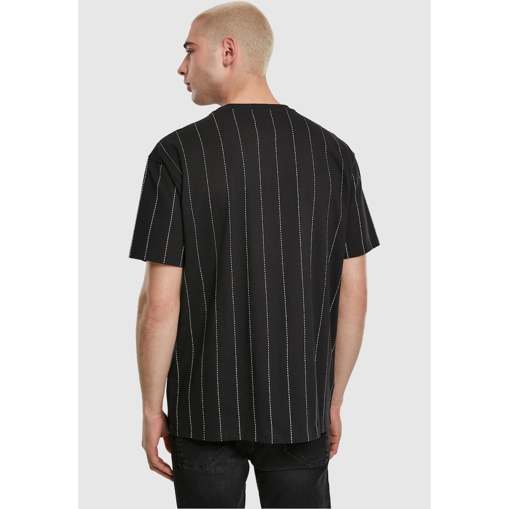 URBAN CLASSICS T-Shirt »Herren Oversized Pinstripe Tee«, (1 tlg.)