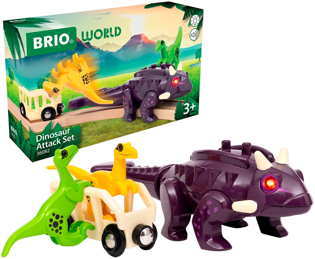 BRIO® Actionfigur »BRIO World - Dinosaurier Ankylosaurus«, mit Licht und Sound
