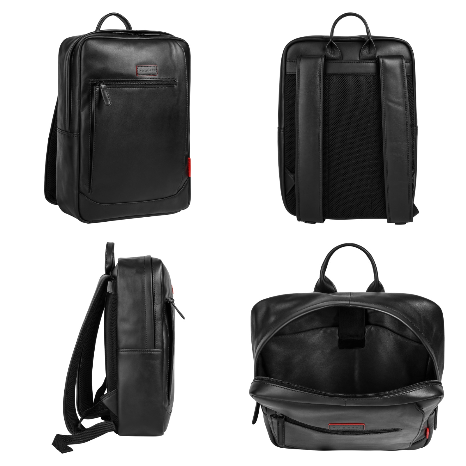 bugatti Laptoprucksack »CLARK«, echt Leder