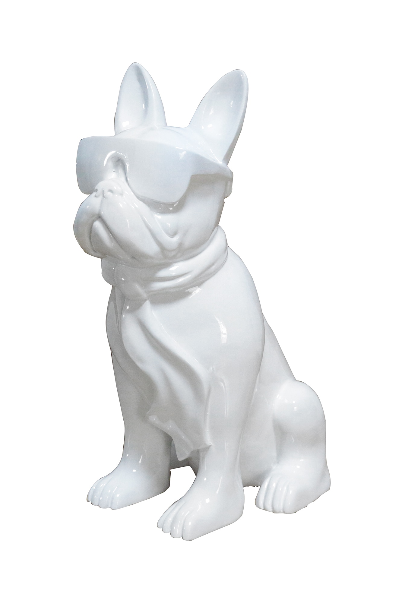 Kayoom Skulptur »Skulptur Bulldog 125«, Coole Bull-Dog Skulptur aus langlebigem Kunstharz und Steinpulver
